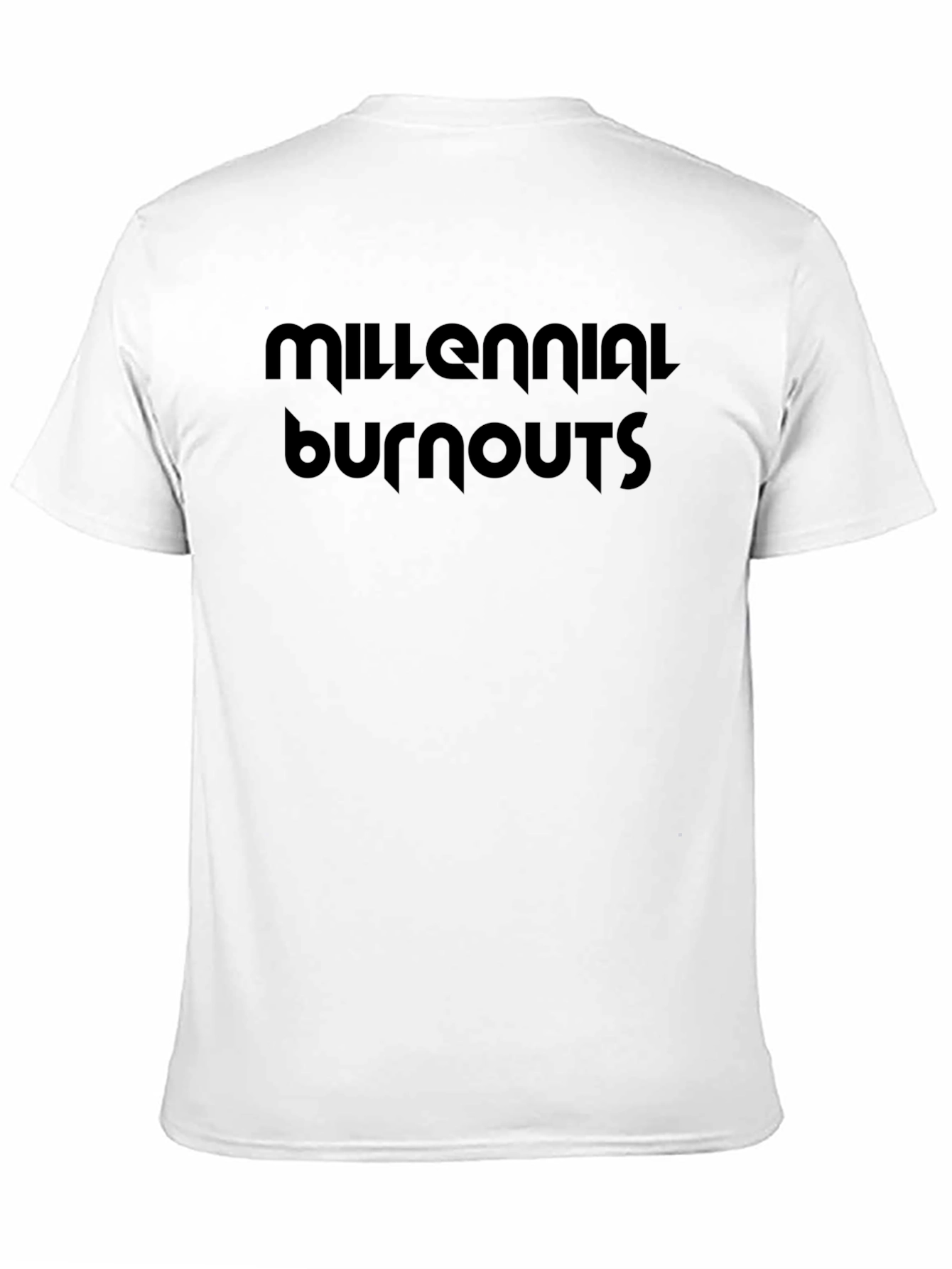Millennial Burnouts Black Graphic Tee