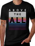 Above the All Graphic Tee - Mens Black T-Shirt