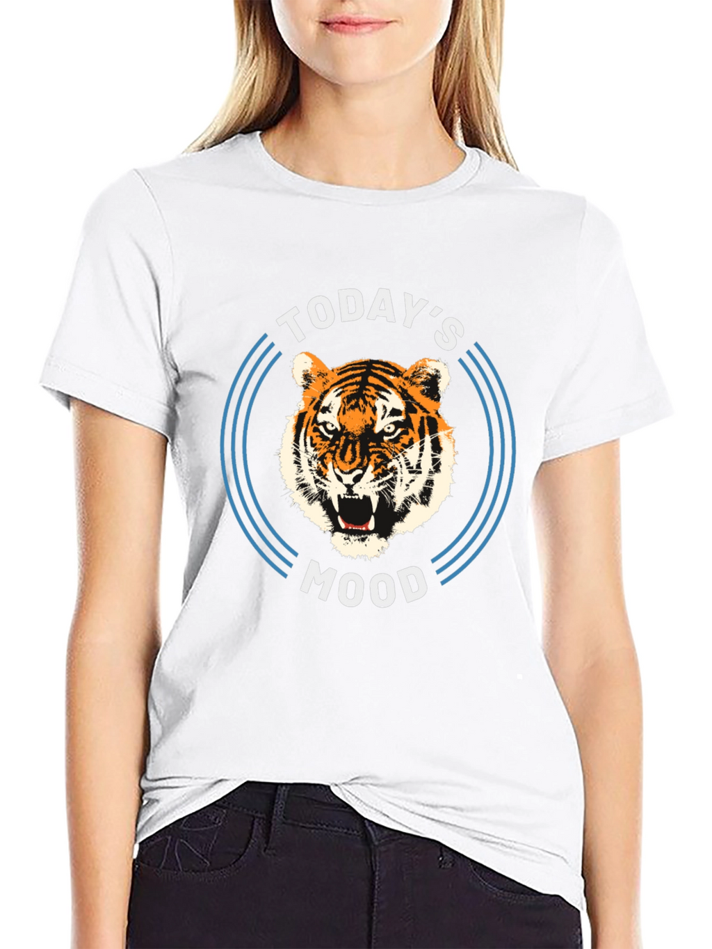 Todays Mood Tiger Graphic Tee