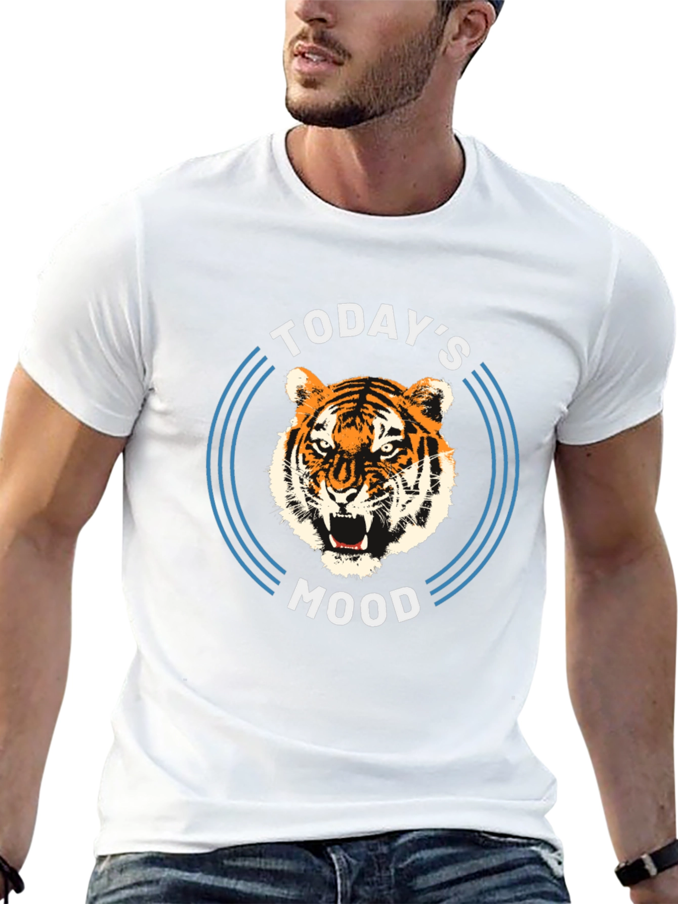Todays Mood Tiger Graphic Tee