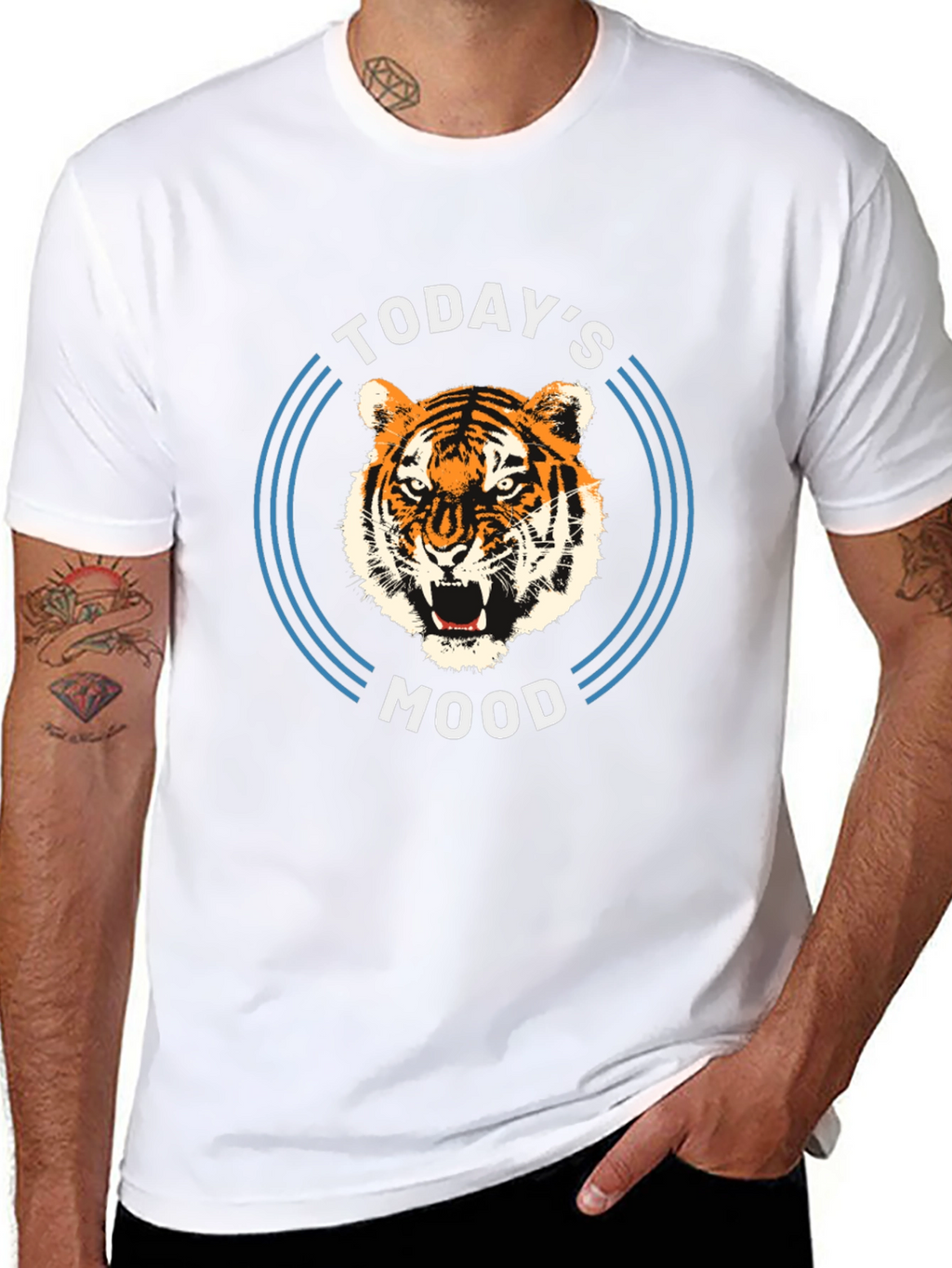 Todays Mood Tiger Graphic Tee