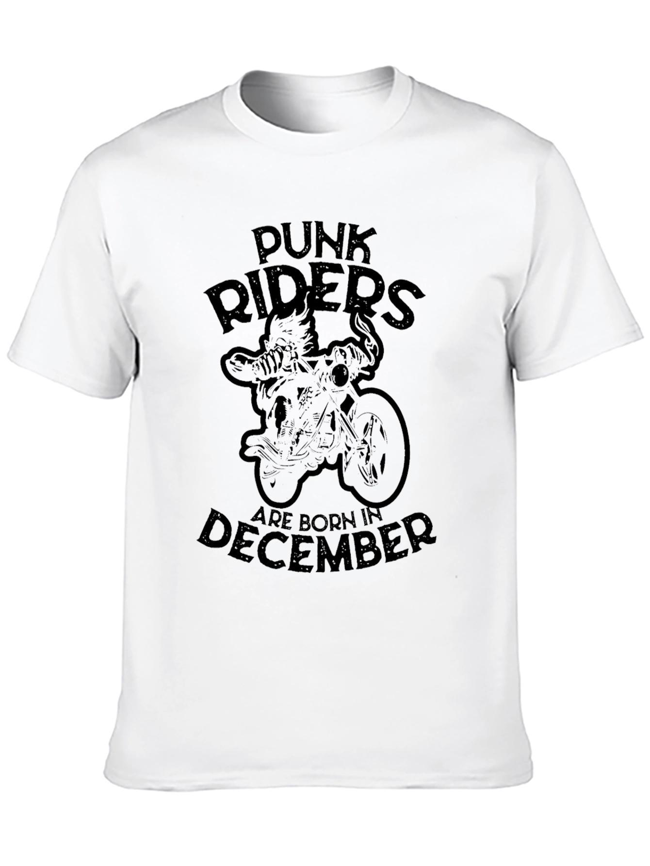 Punk Riders Born in December Graphic Tee