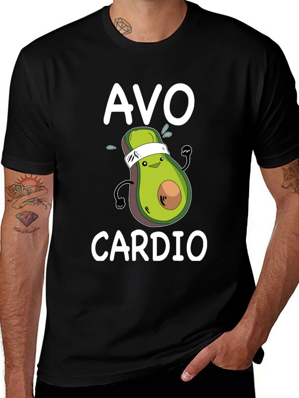 Avo Cardio T-Shirt - Workout Avocado