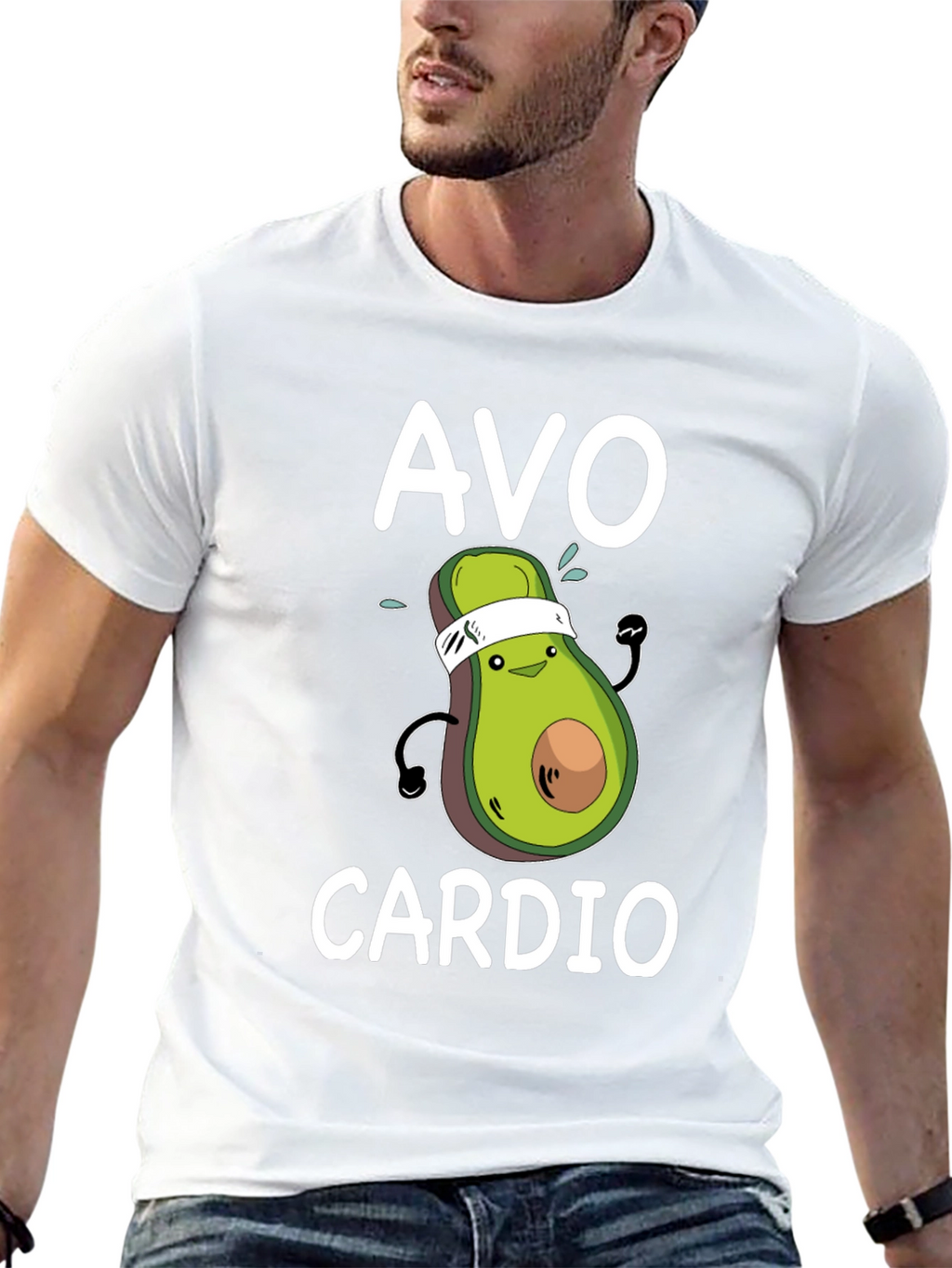 Avo Cardio T-Shirt - Workout Avocado
