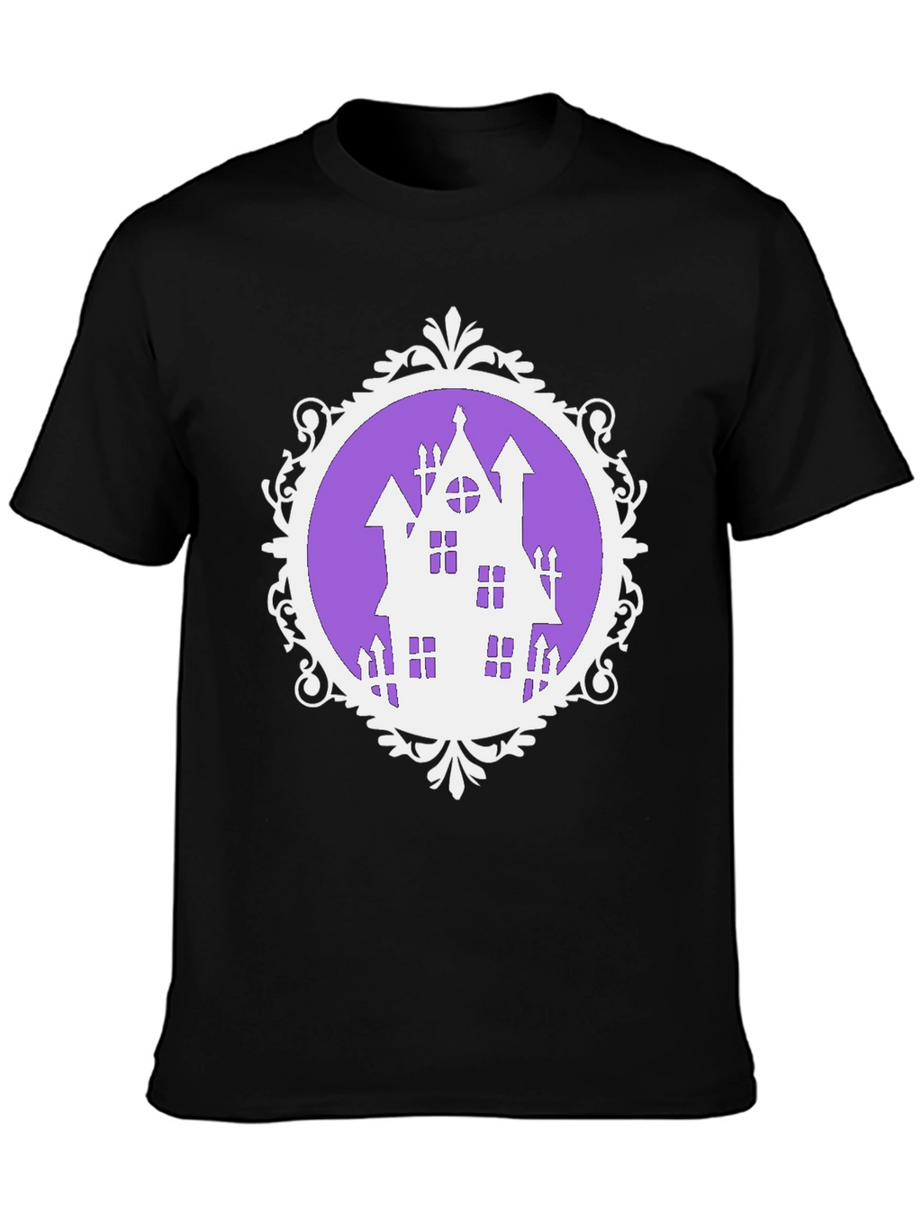 Haunted House Halloween Graphic Tee