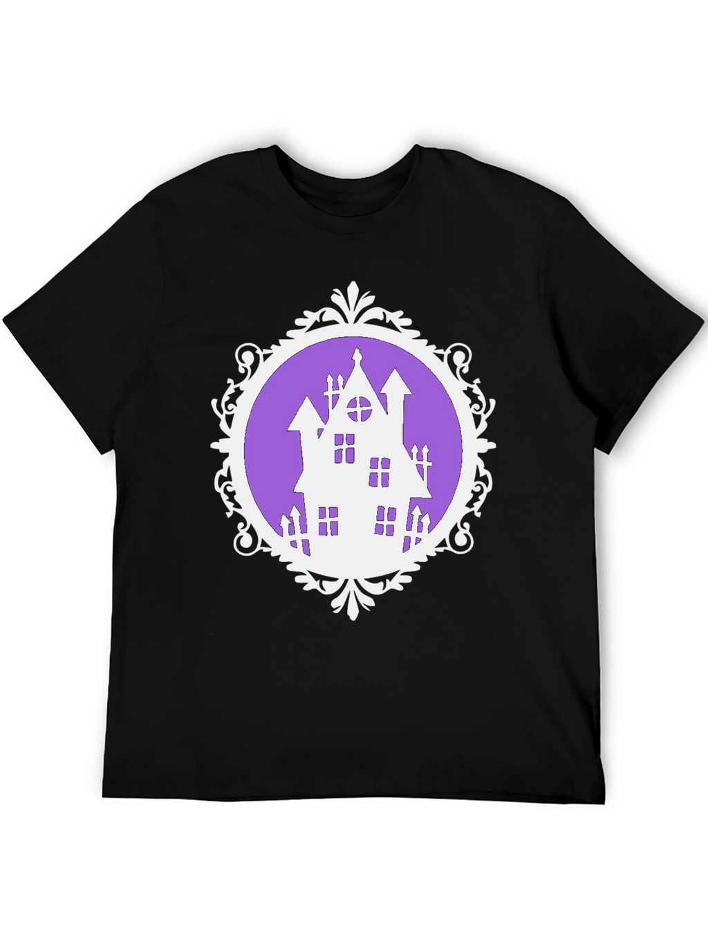 Haunted House Halloween Graphic Tee