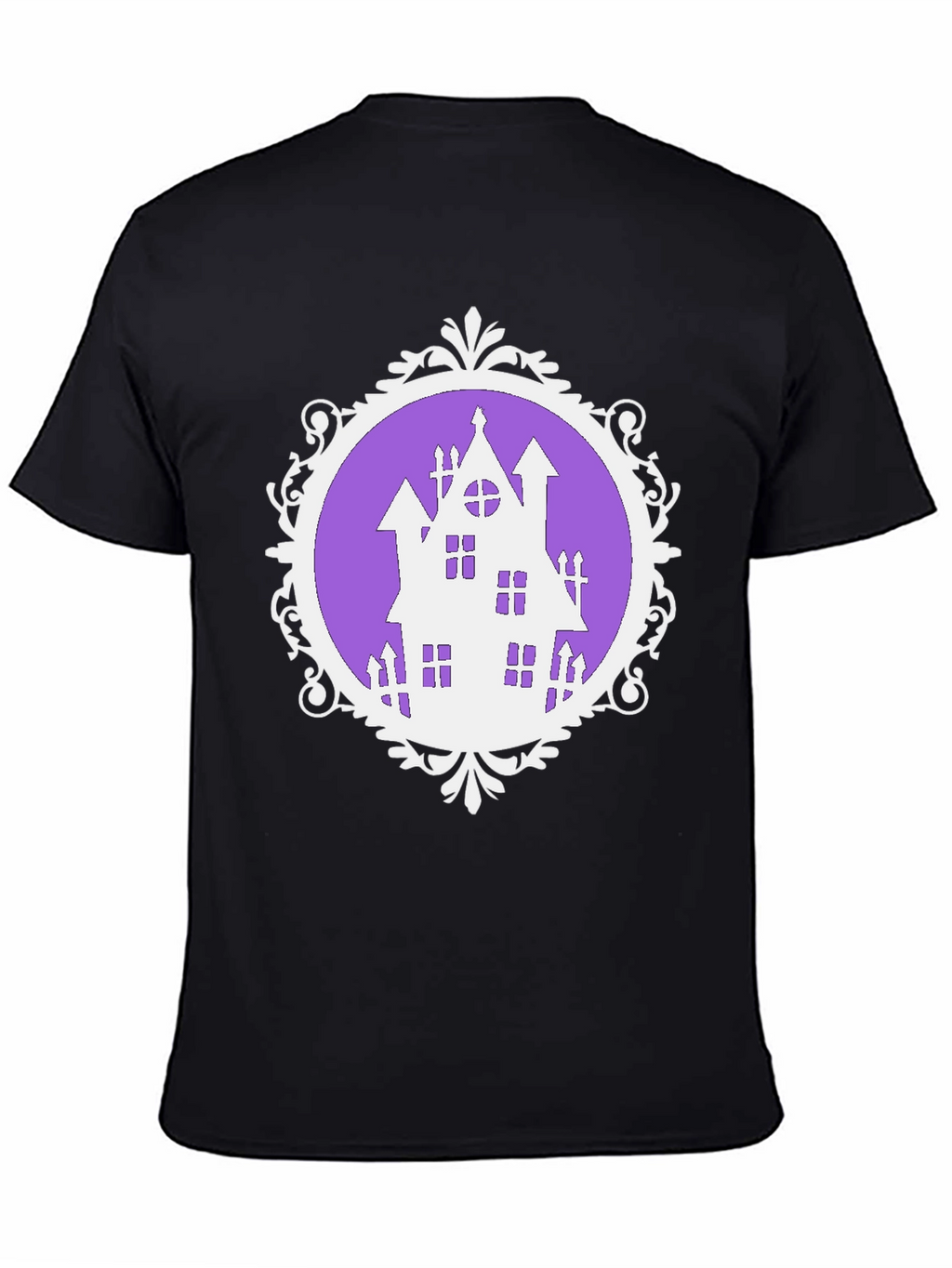 Haunted House Halloween Graphic Tee