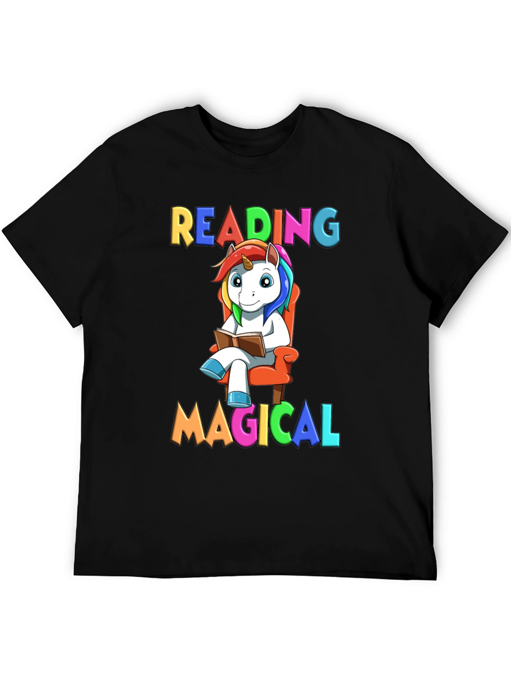 Reading Magical Unicorn T-Shirt
