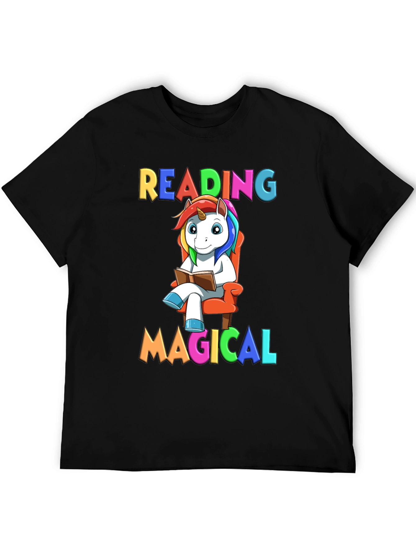 Reading Magical Unicorn T-Shirt