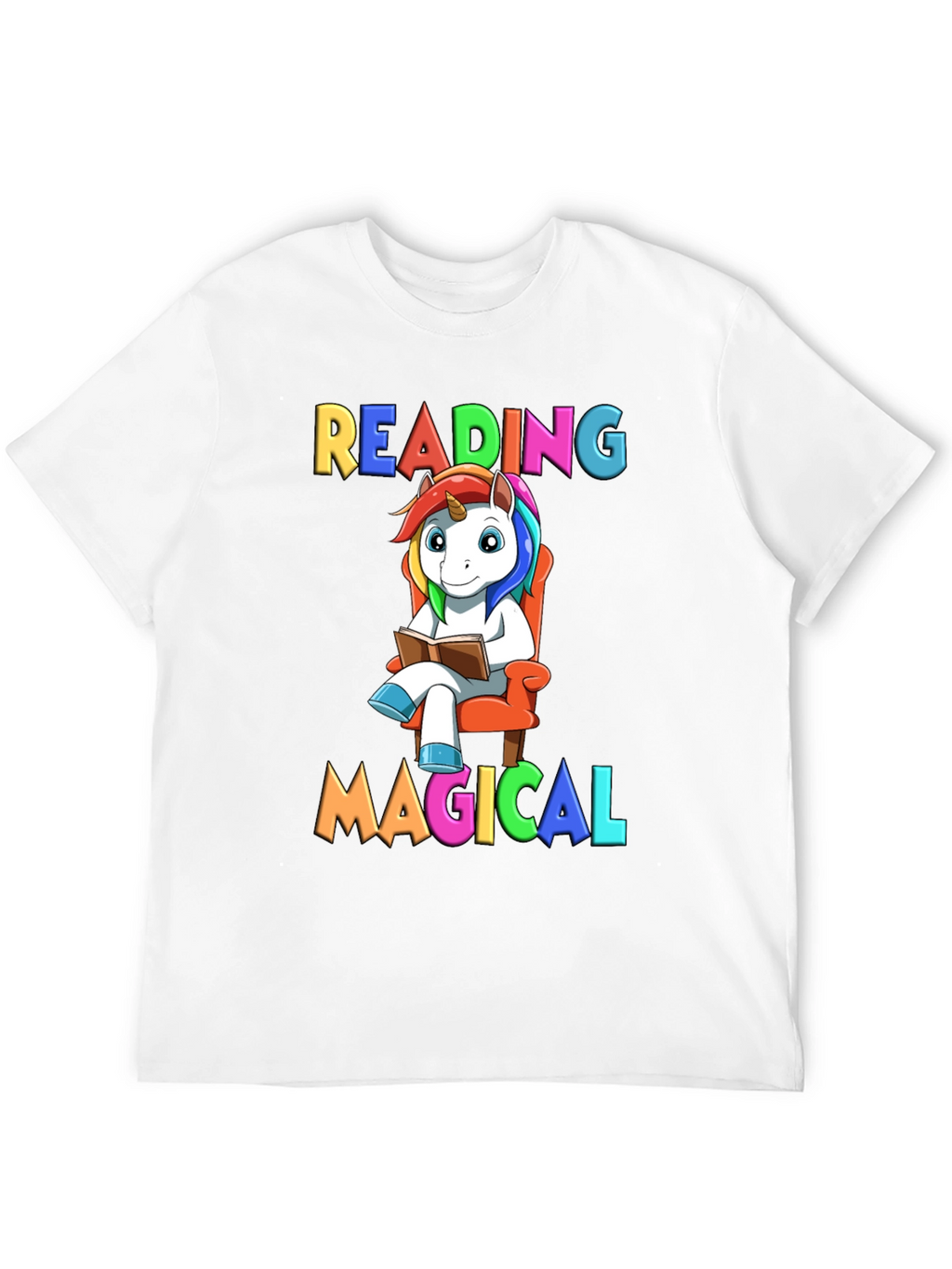 Reading Magical Unicorn T-Shirt