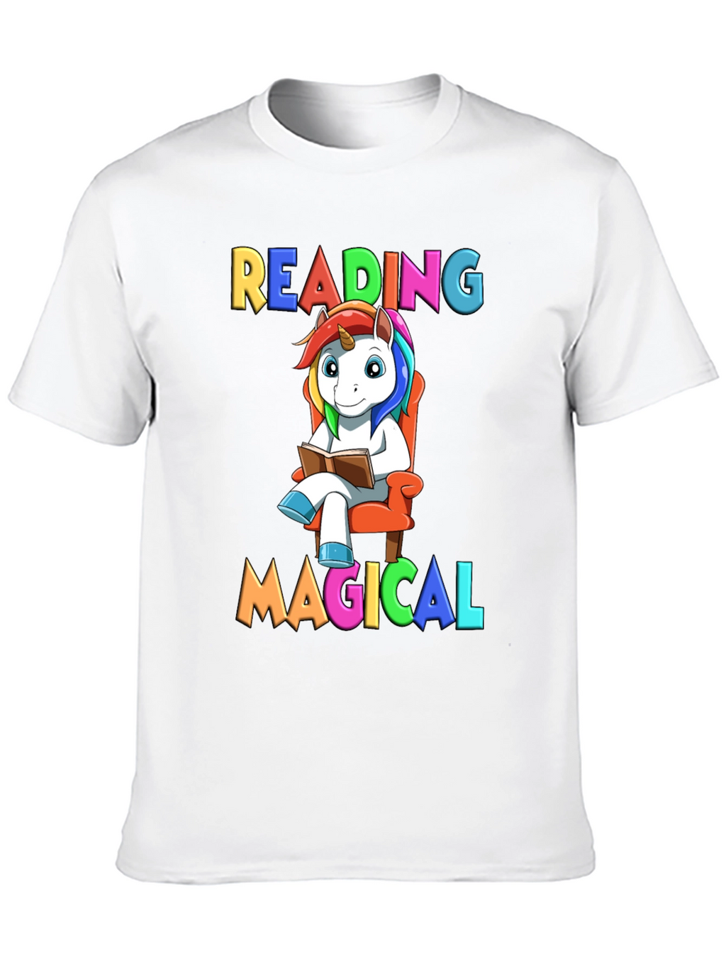 Reading Magical Unicorn T-Shirt