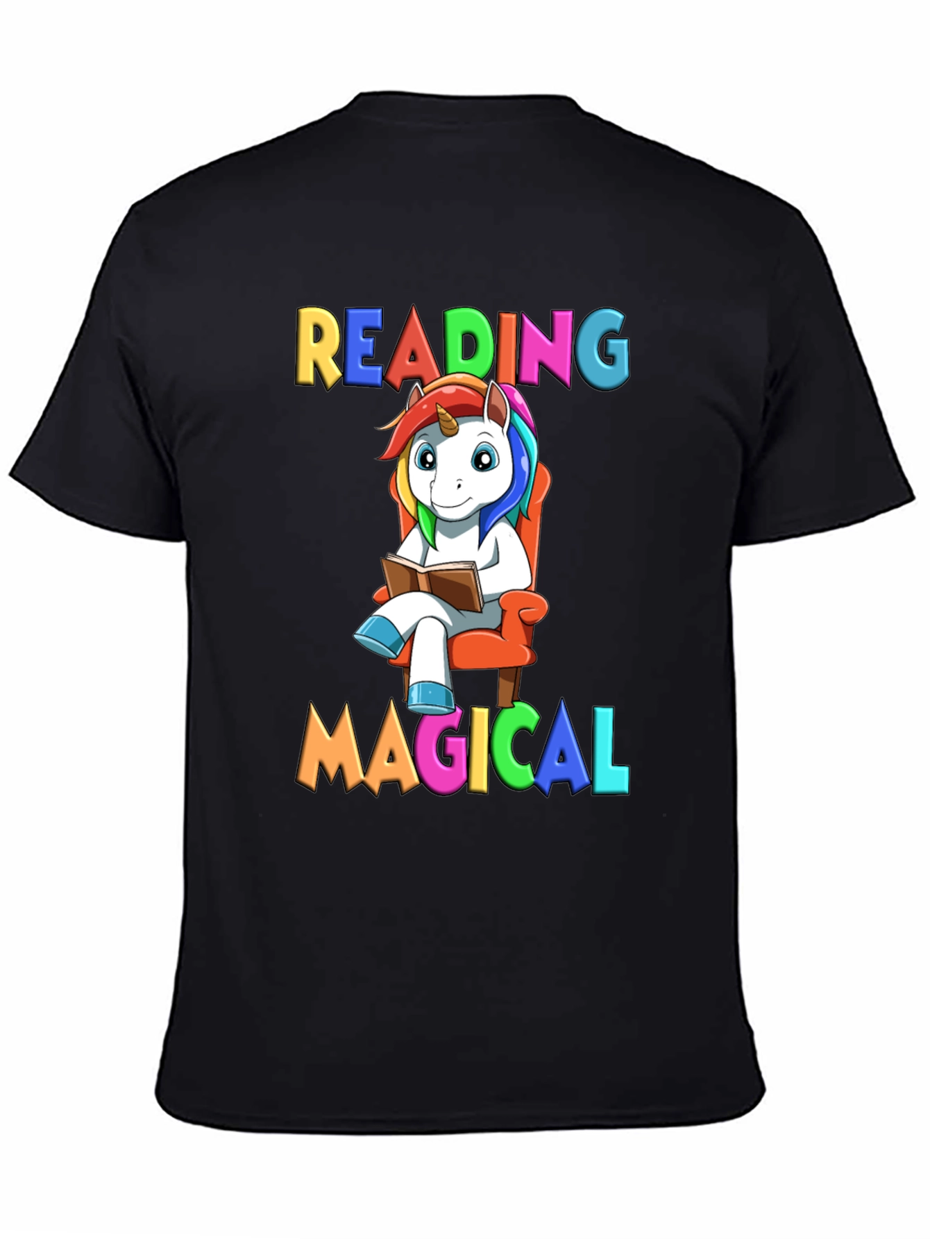 Reading Magical Unicorn T-Shirt