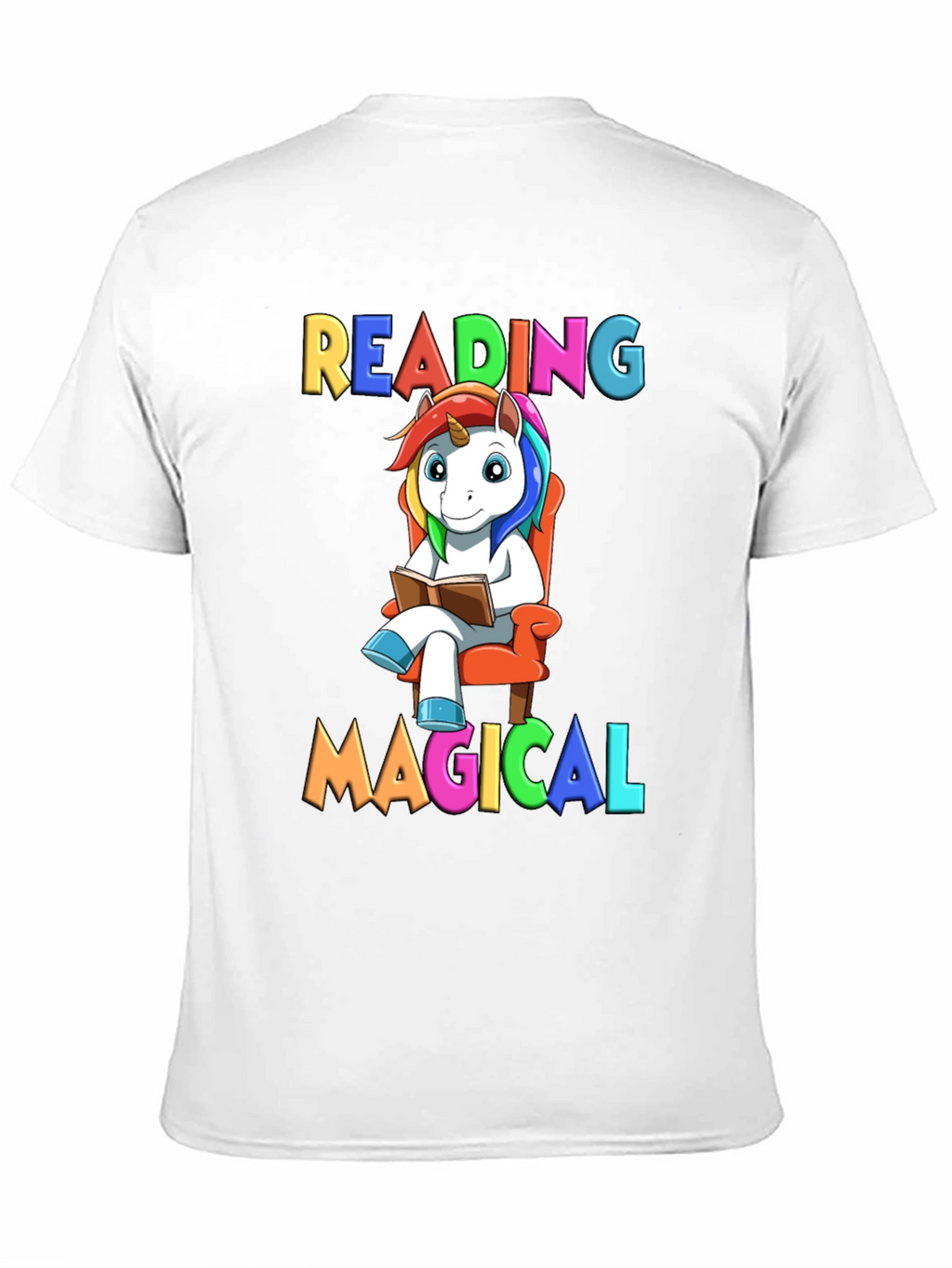Reading Magical Unicorn T-Shirt