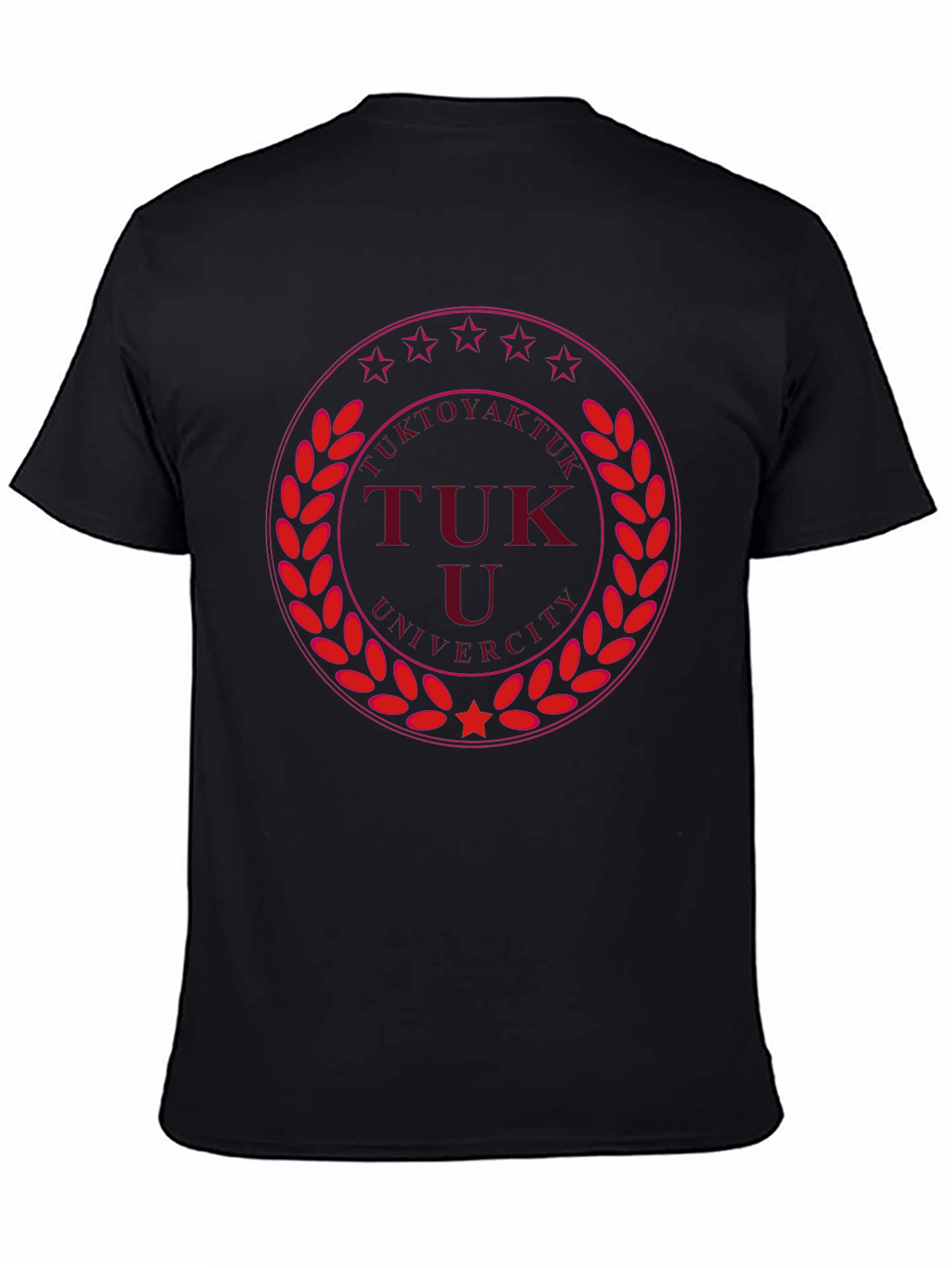 Tuktoyaktuk University Black Graphic T-Shirt