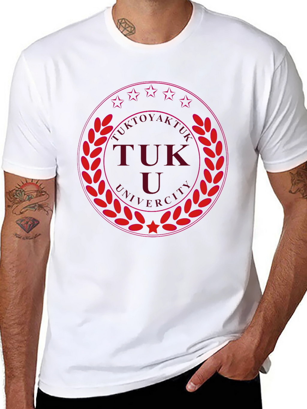 Tuktoyaktuk University Black Graphic T-Shirt