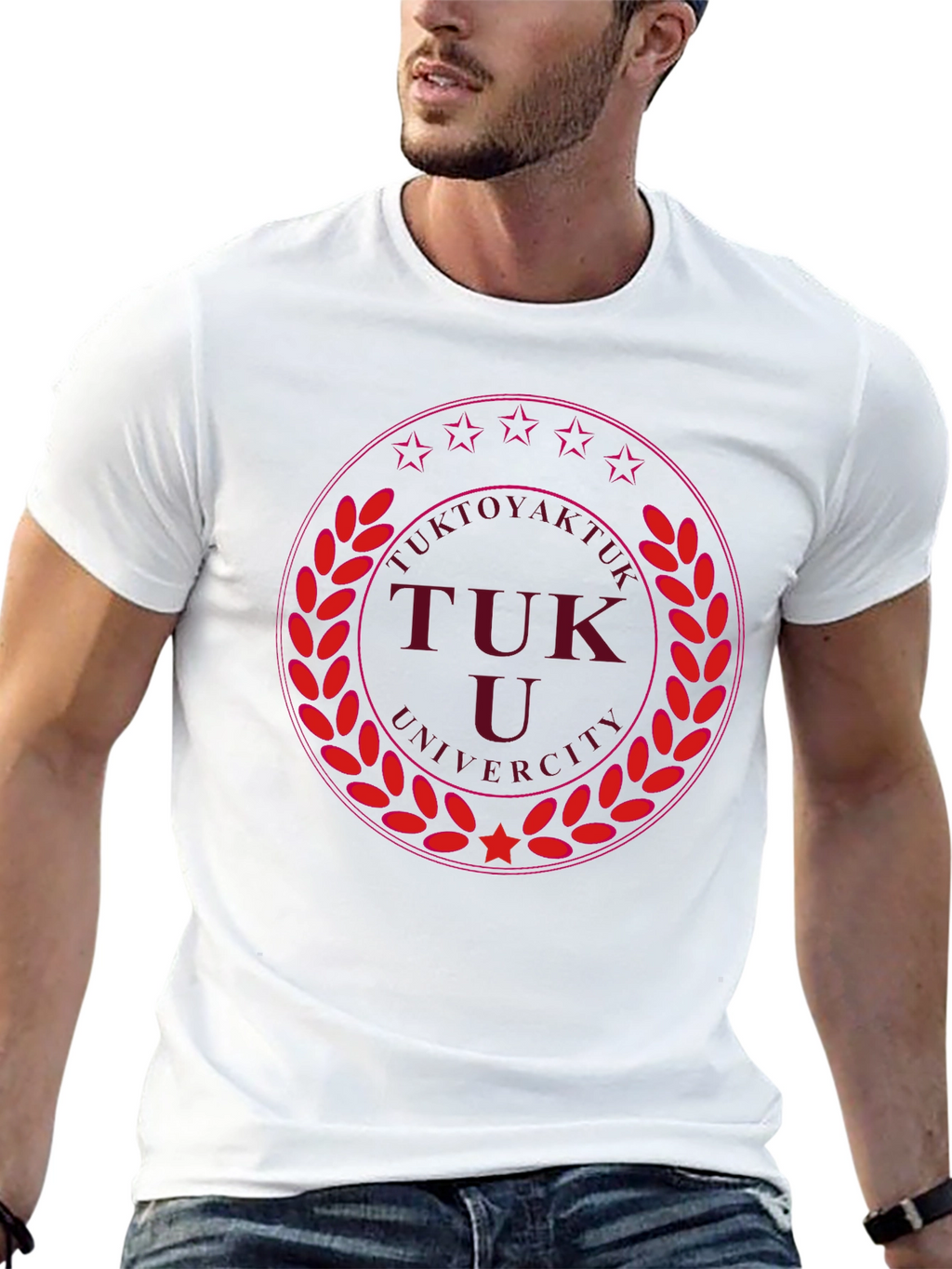Tuktoyaktuk University Black Graphic T-Shirt