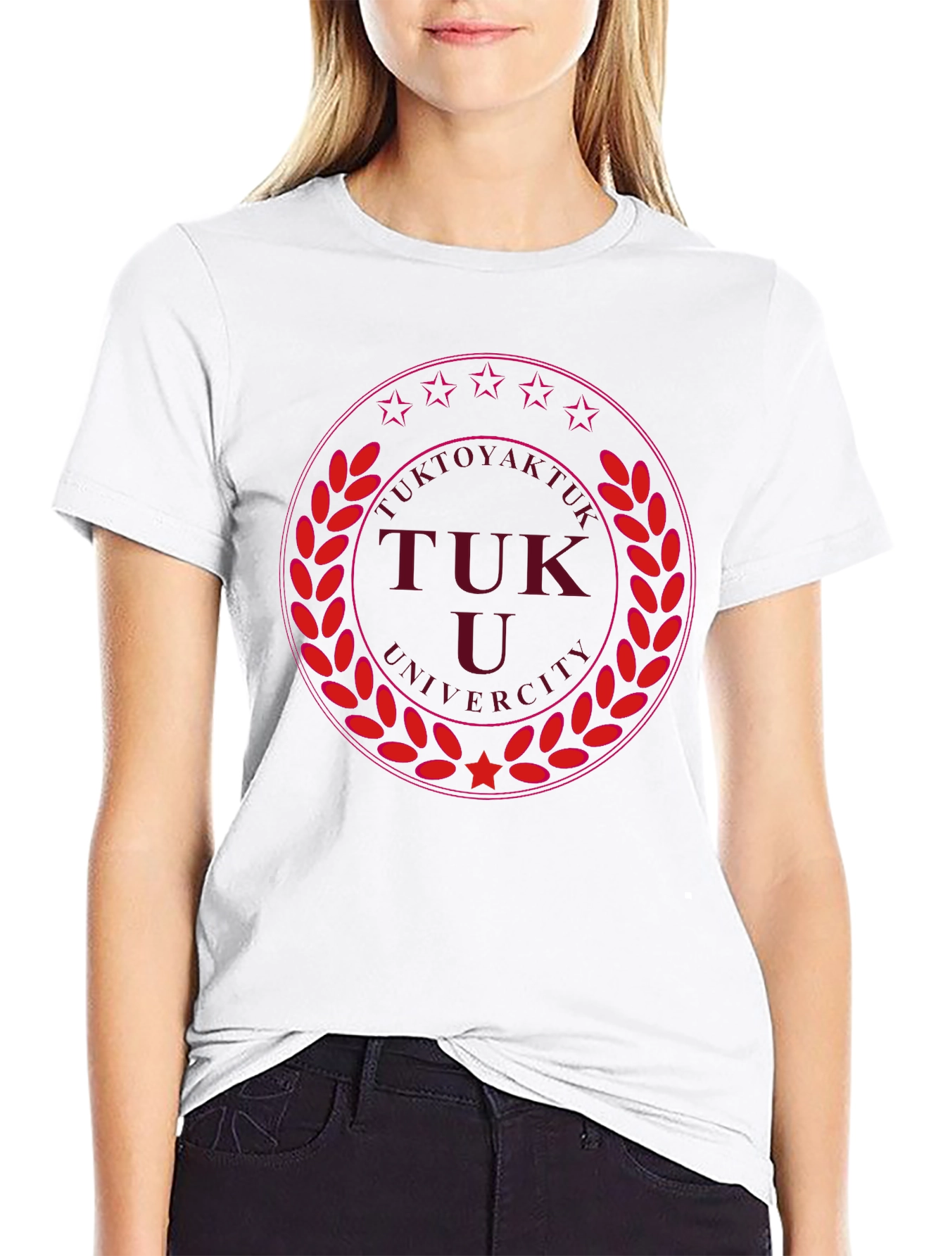 Tuktoyaktuk University Black Graphic T-Shirt