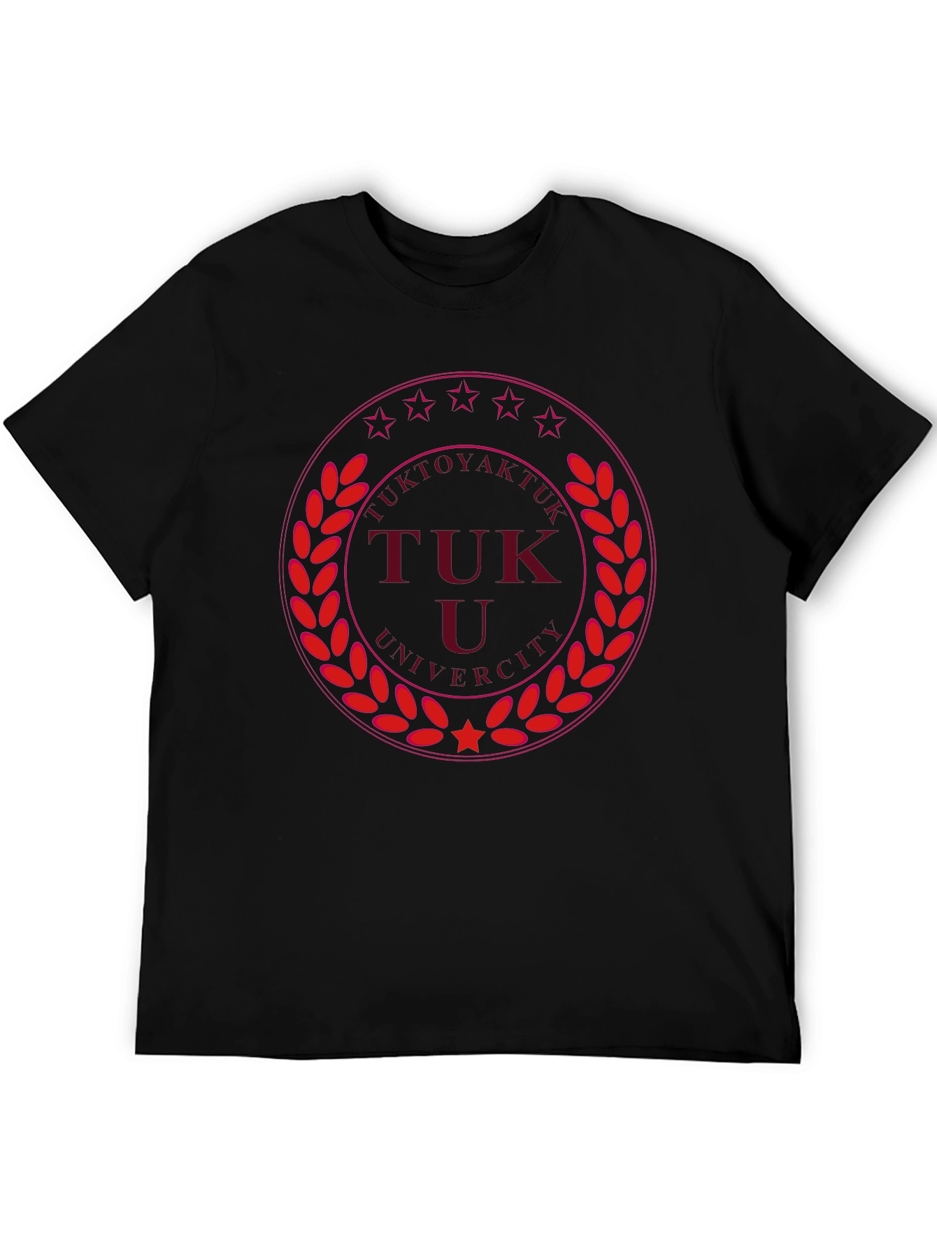 Tuktoyaktuk University Black Graphic T-Shirt