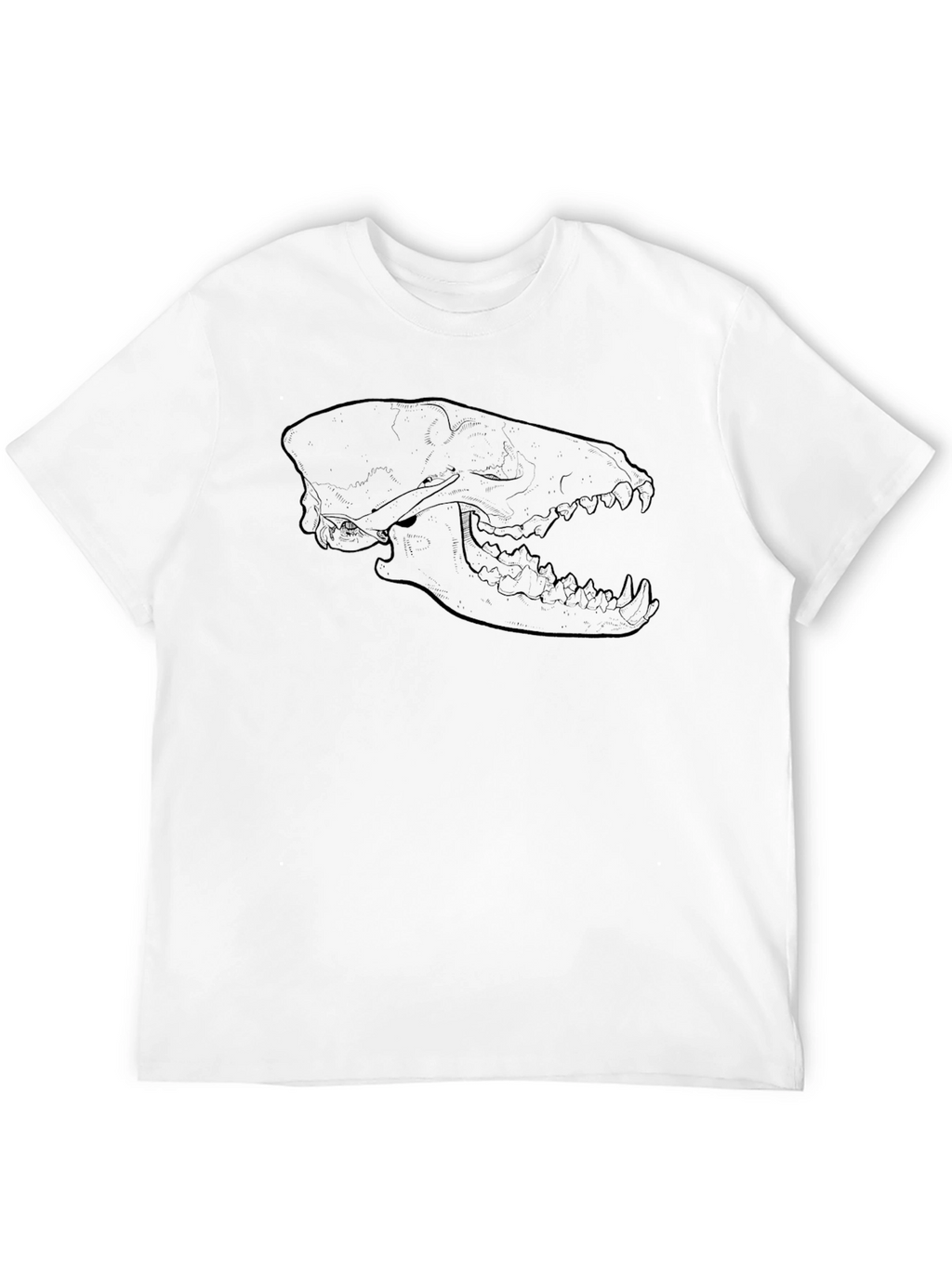 Skull Graphic Black Tee - Edgy Fashion