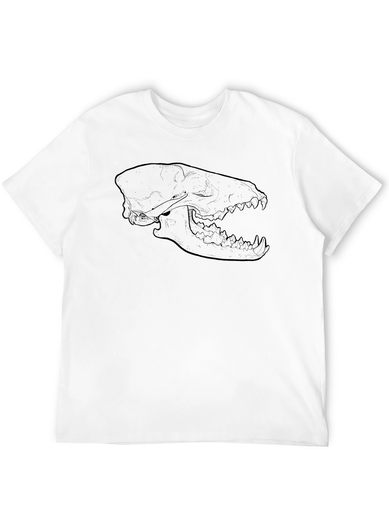 Skull Graphic Black Tee - Edgy Fashion