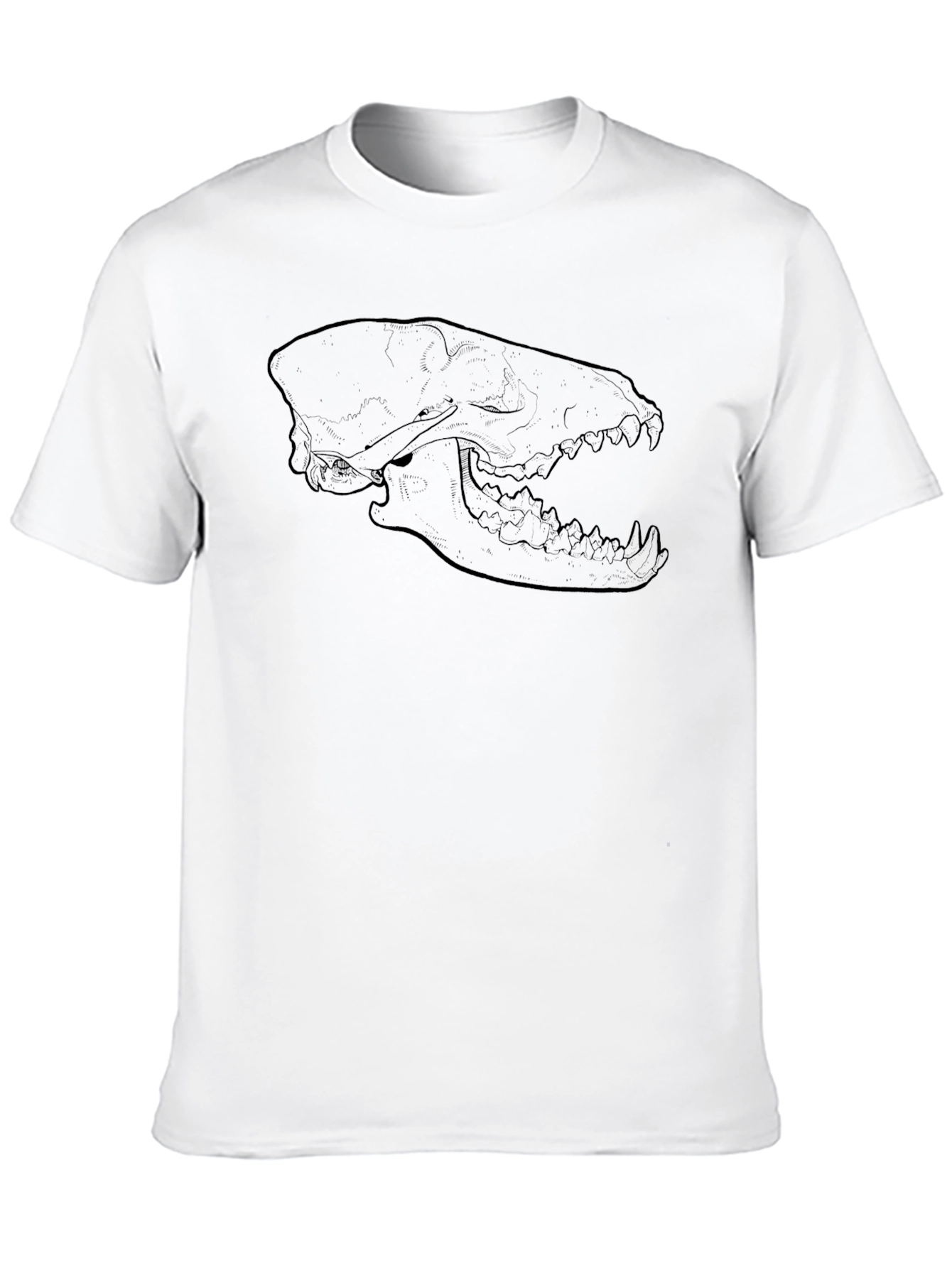 Skull Graphic Black Tee - Edgy Fashion