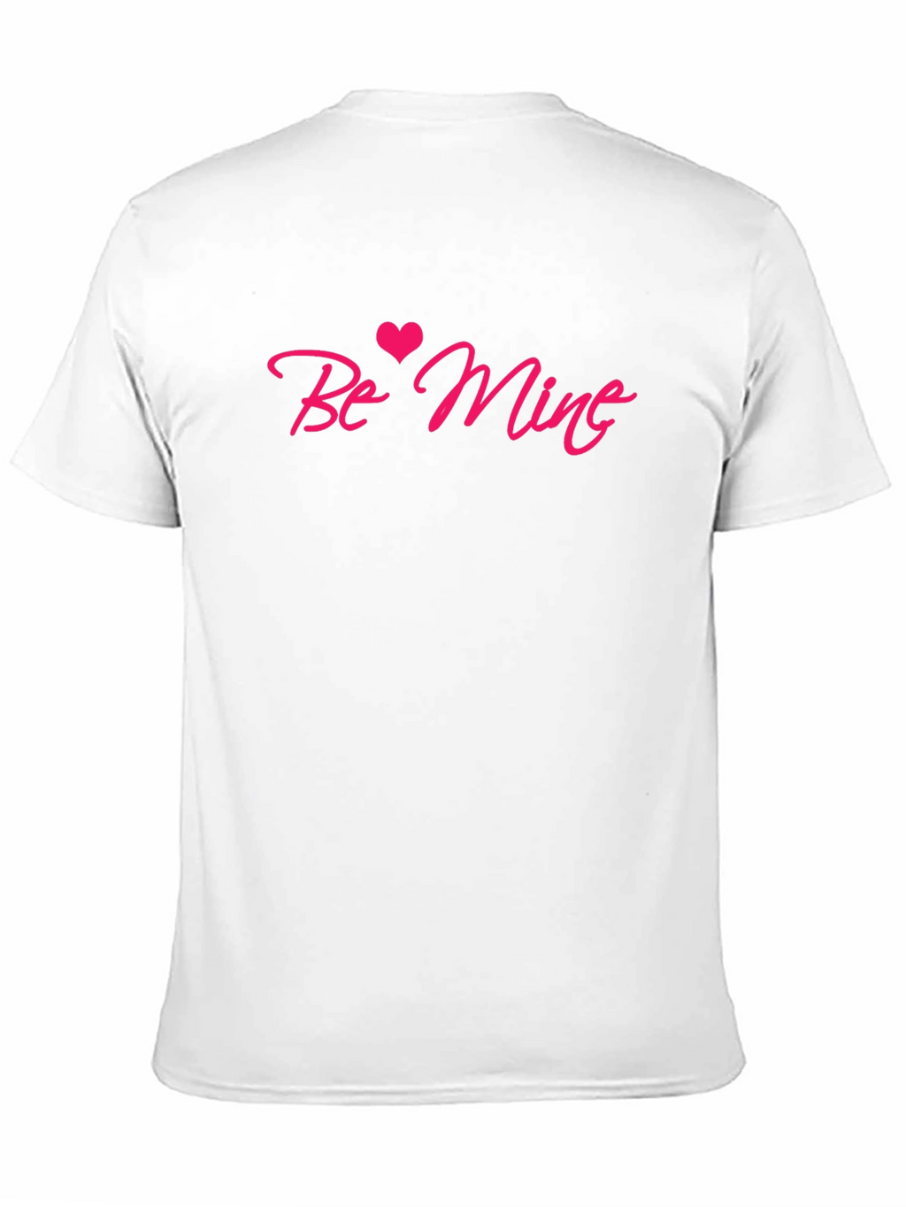 Be Mine Valentines Day Black Tee
