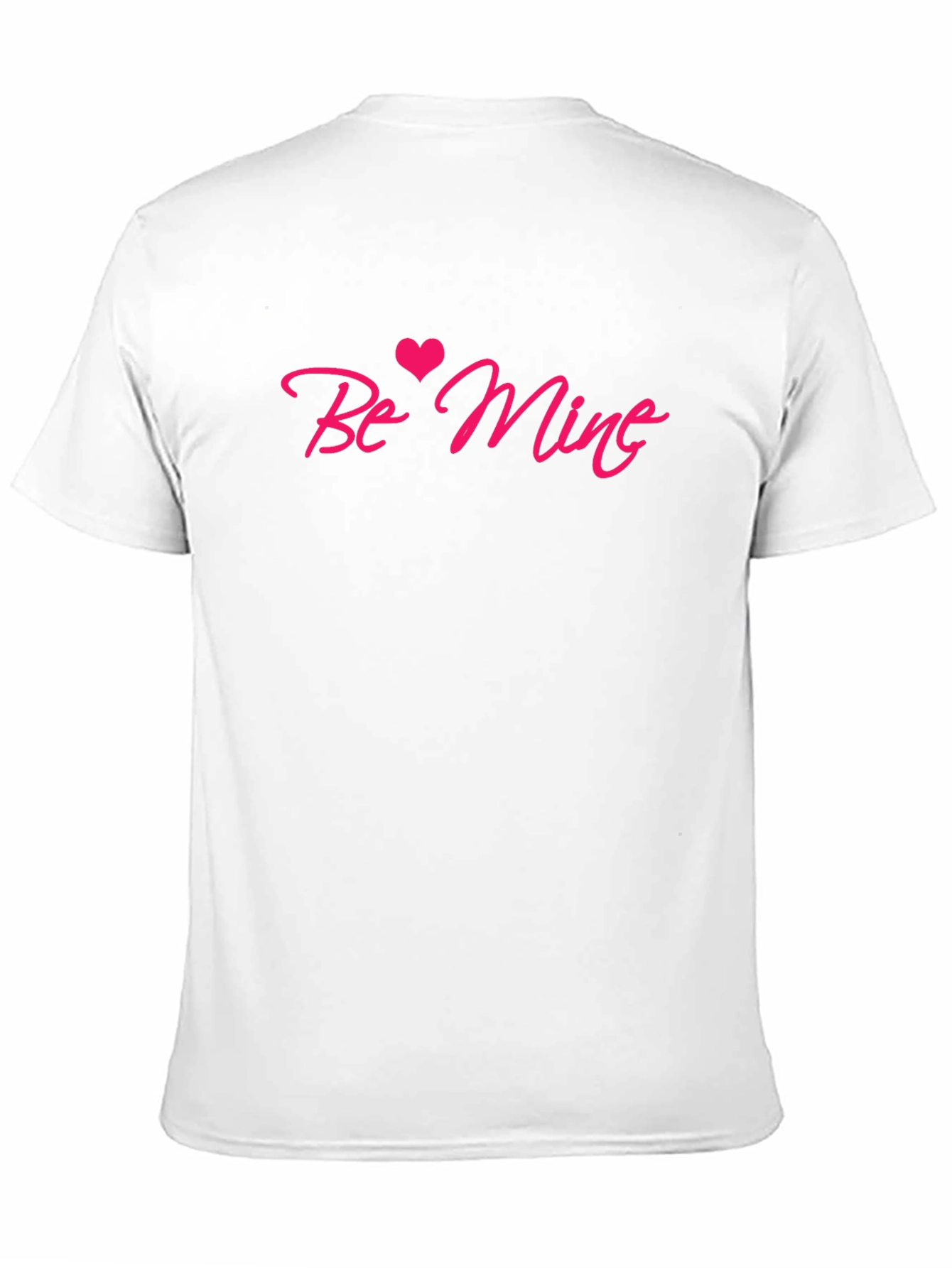 Be Mine Valentines Day Black Tee