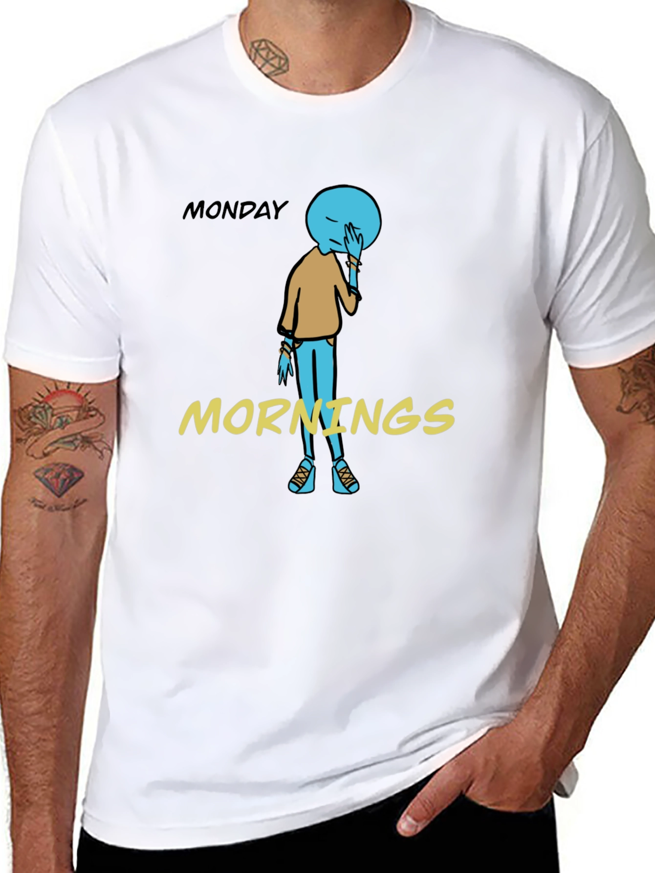 Monday Morning Blues Graphic T-Shirt