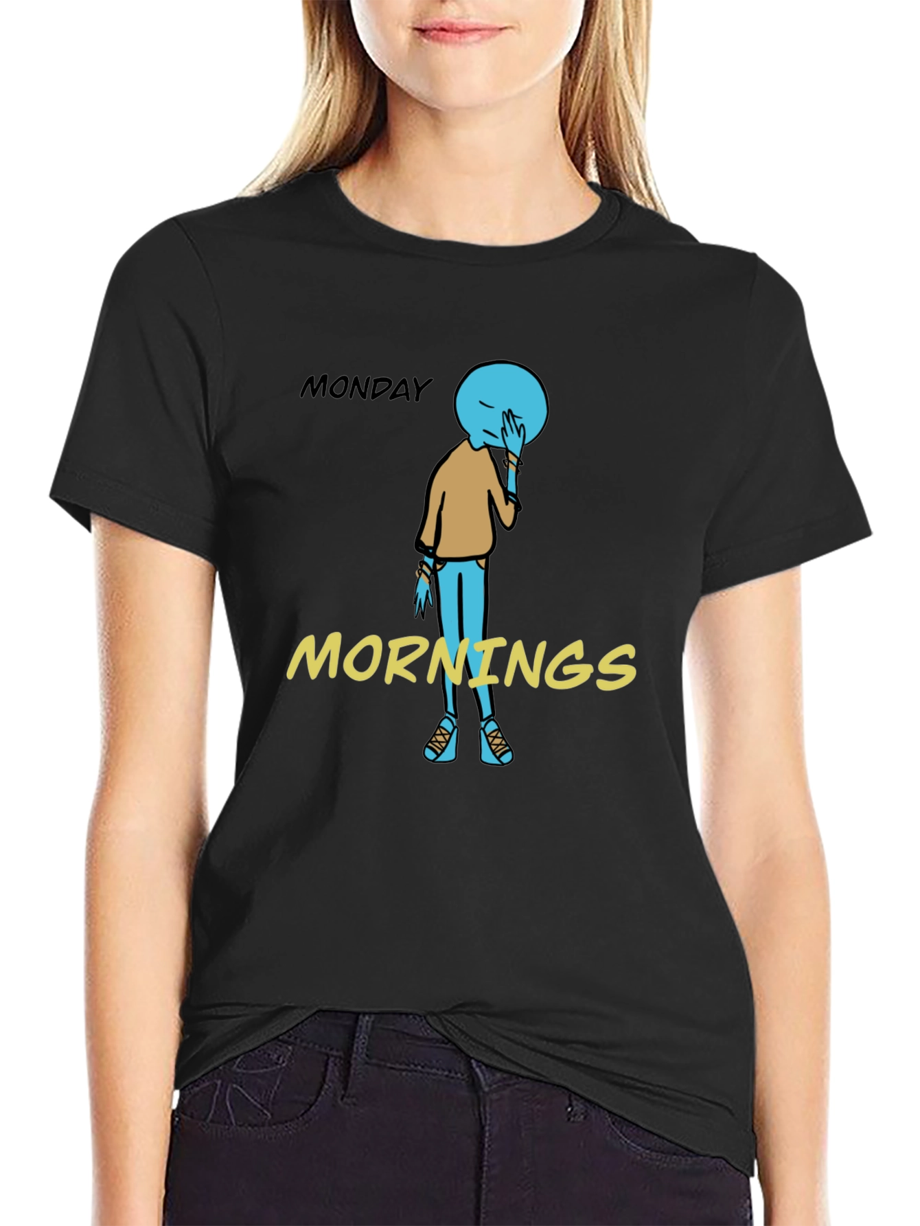 Monday Morning Blues Graphic T-Shirt
