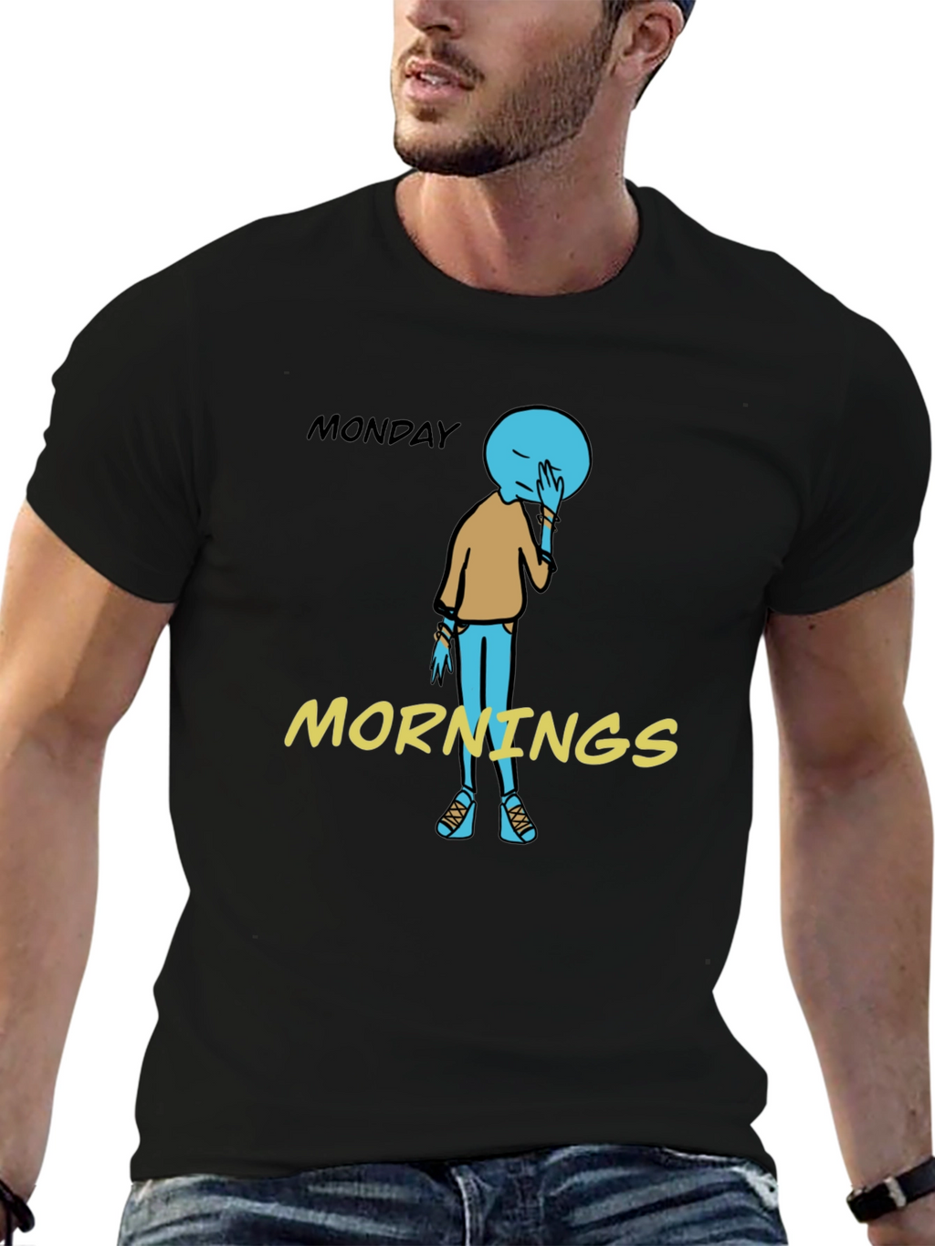 Monday Morning Blues Graphic T-Shirt