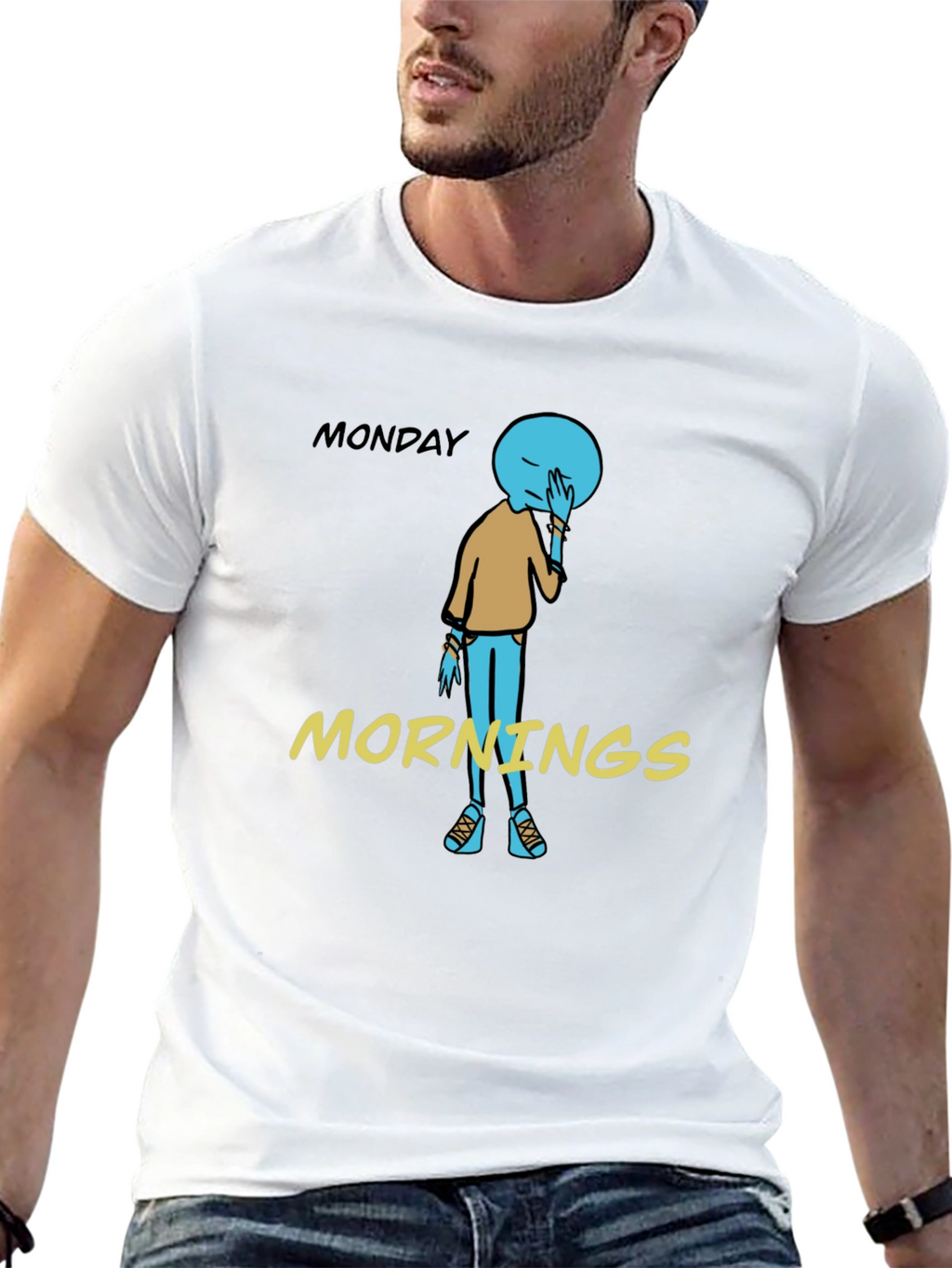Monday Morning Blues Graphic T-Shirt