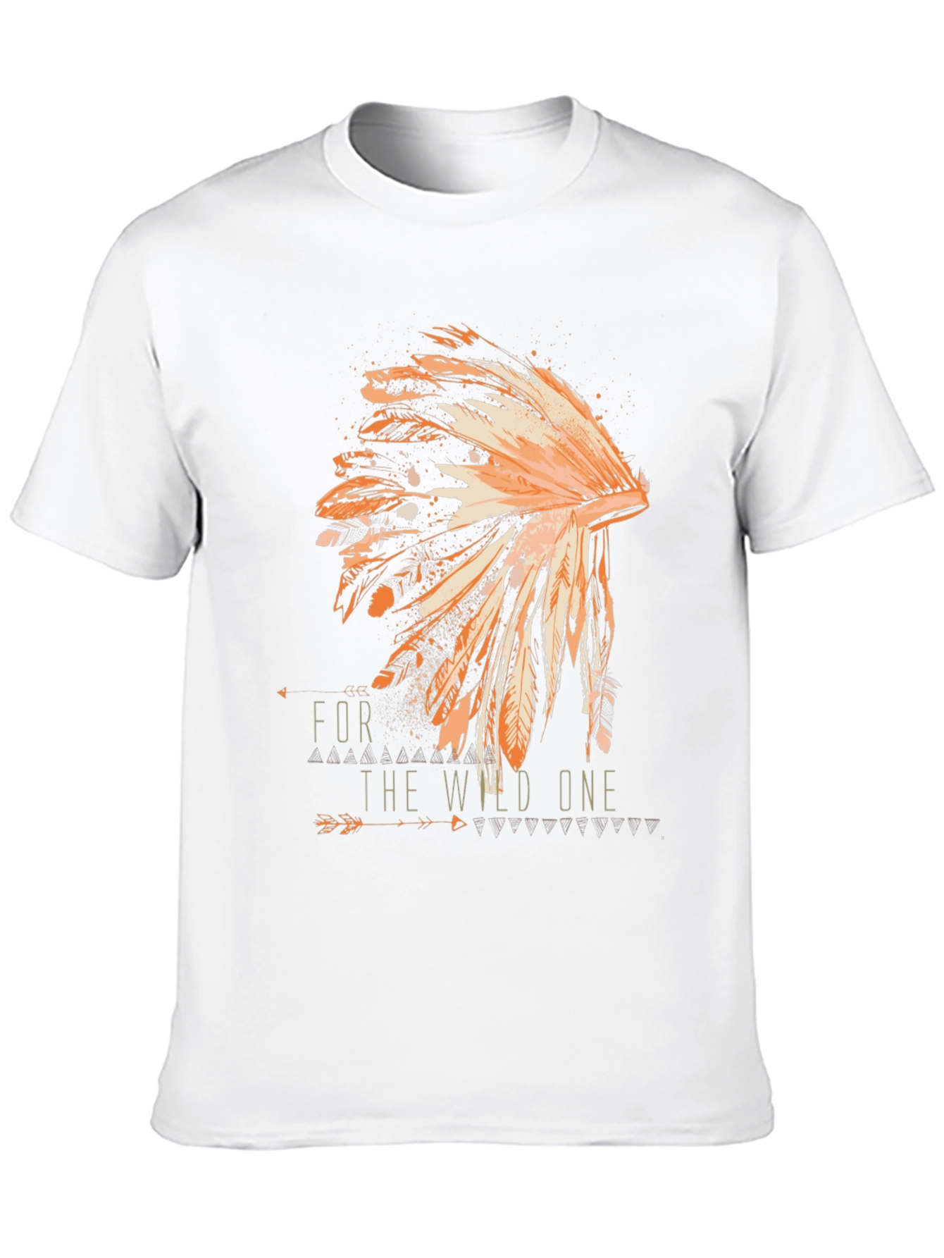 Wild One Graphic Tee - Native American Inspired Design