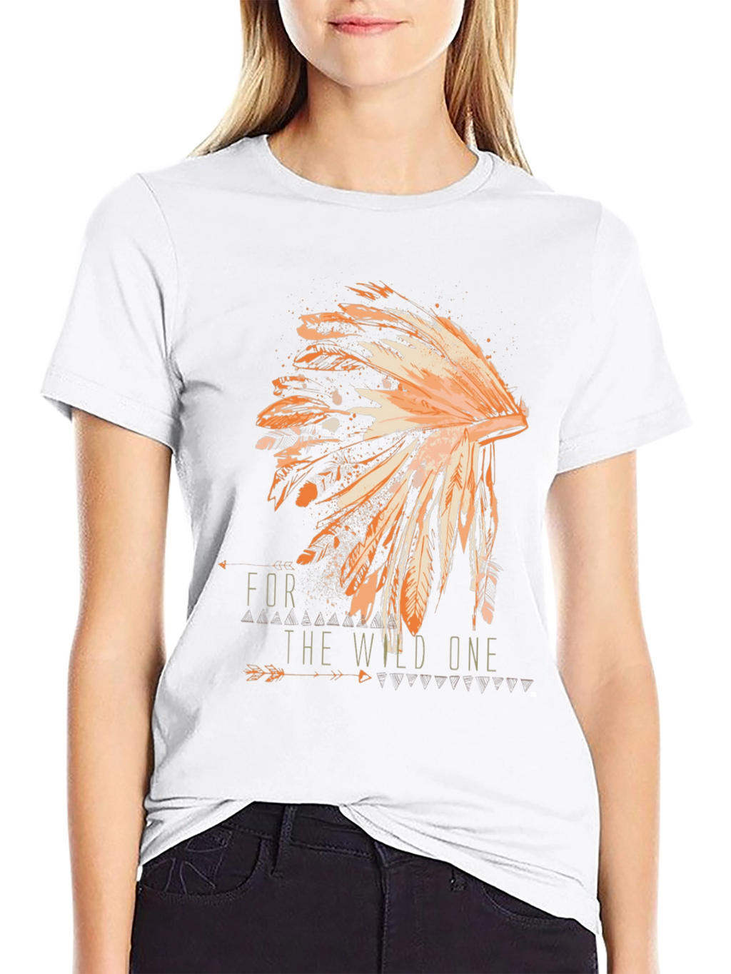Wild One Graphic Tee - Native American Inspired Design