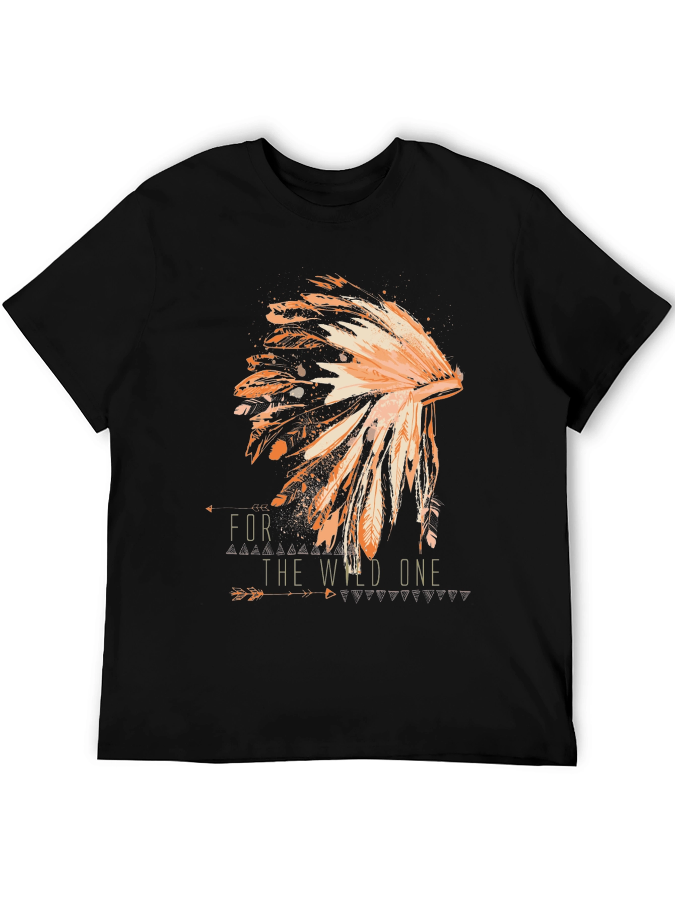 Wild One Graphic Tee - Native American Inspired Design
