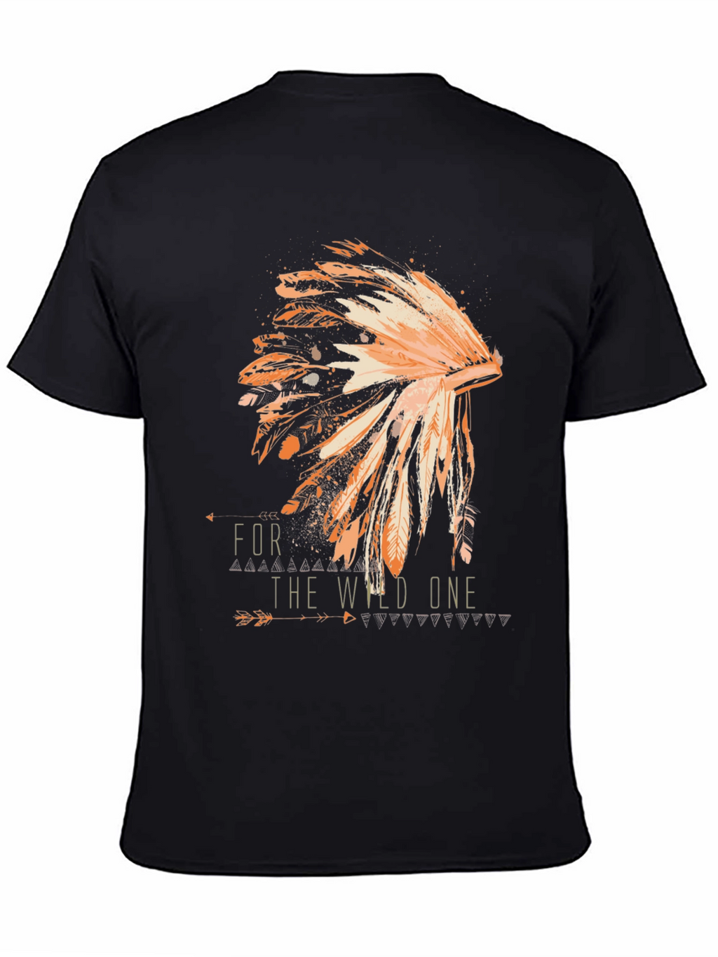 Wild One Graphic Tee - Native American Inspired Design
