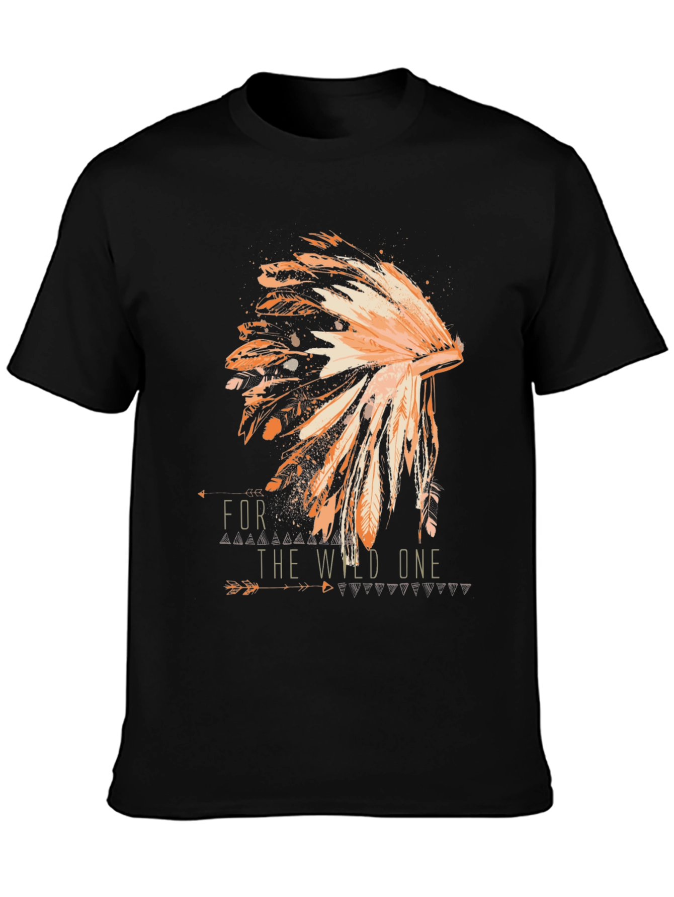 Wild One Graphic Tee - Native American Inspired Design