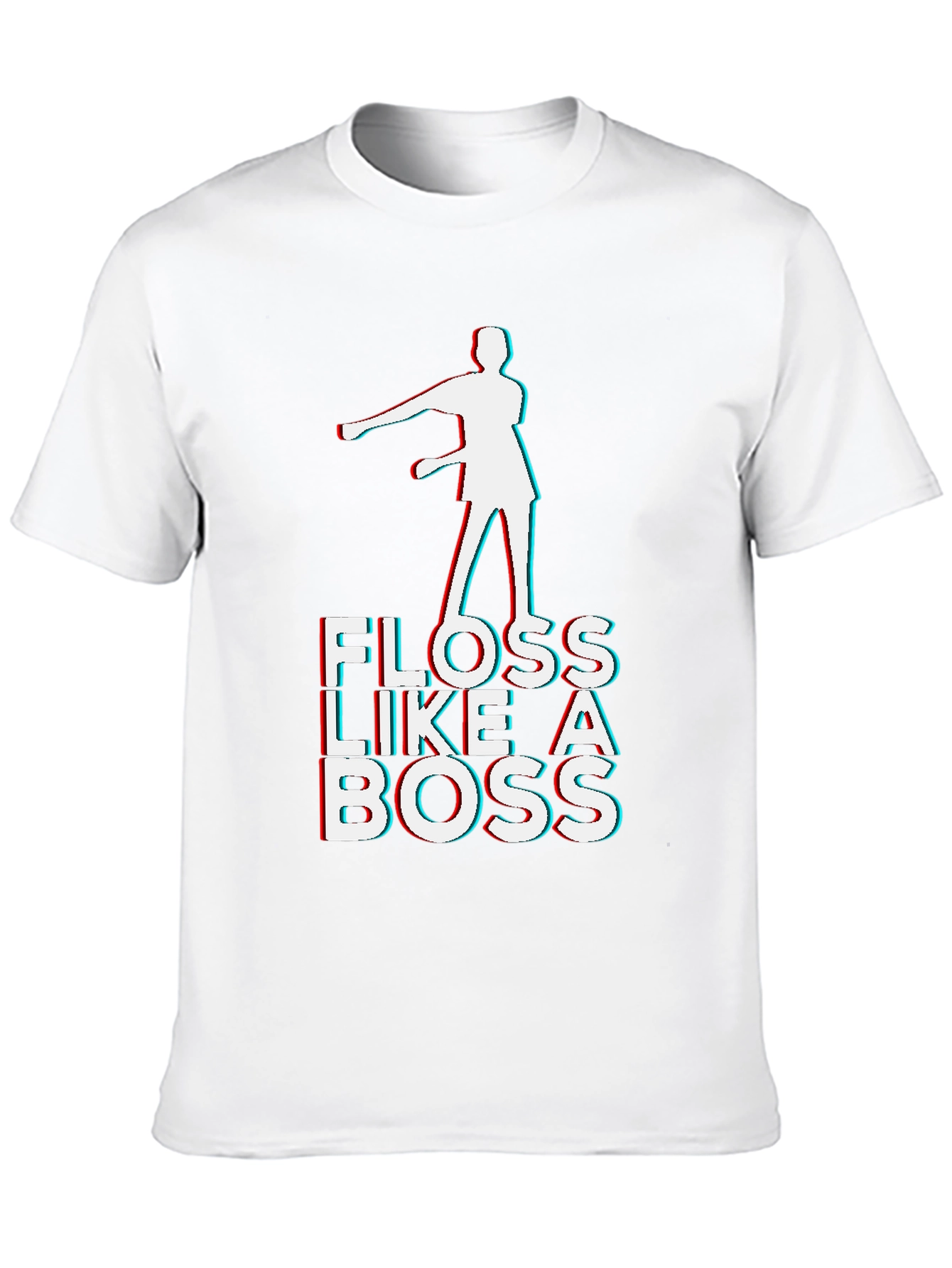 Floss Like a Boss Graphic T-Shirt - Black
