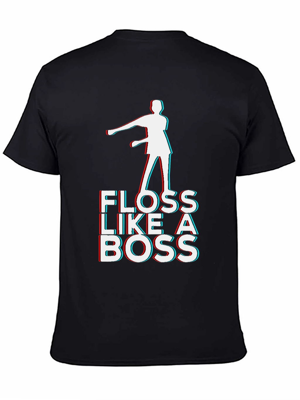 Floss Like a Boss Graphic T-Shirt - Black