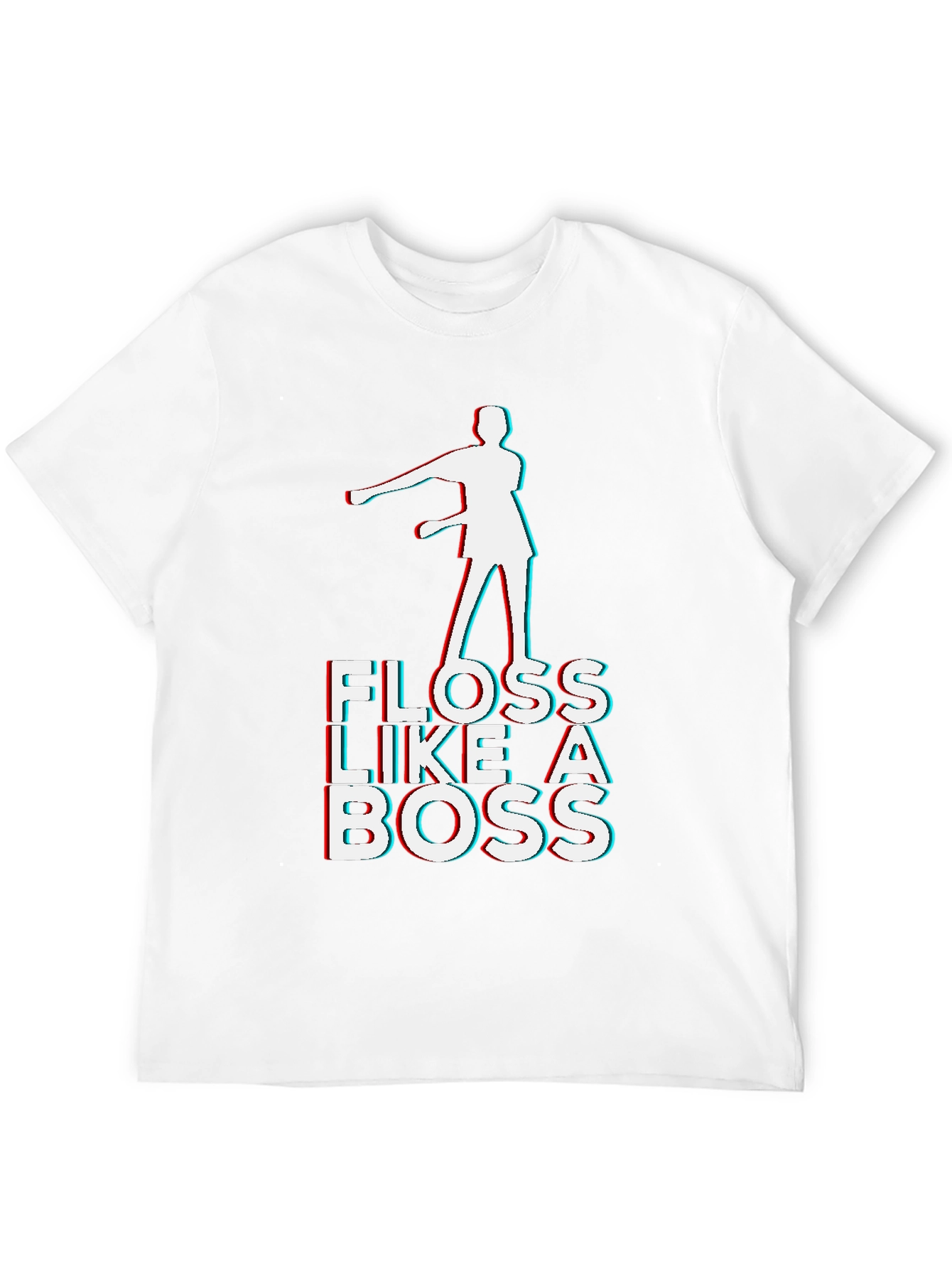 Floss Like a Boss Graphic T-Shirt - Black