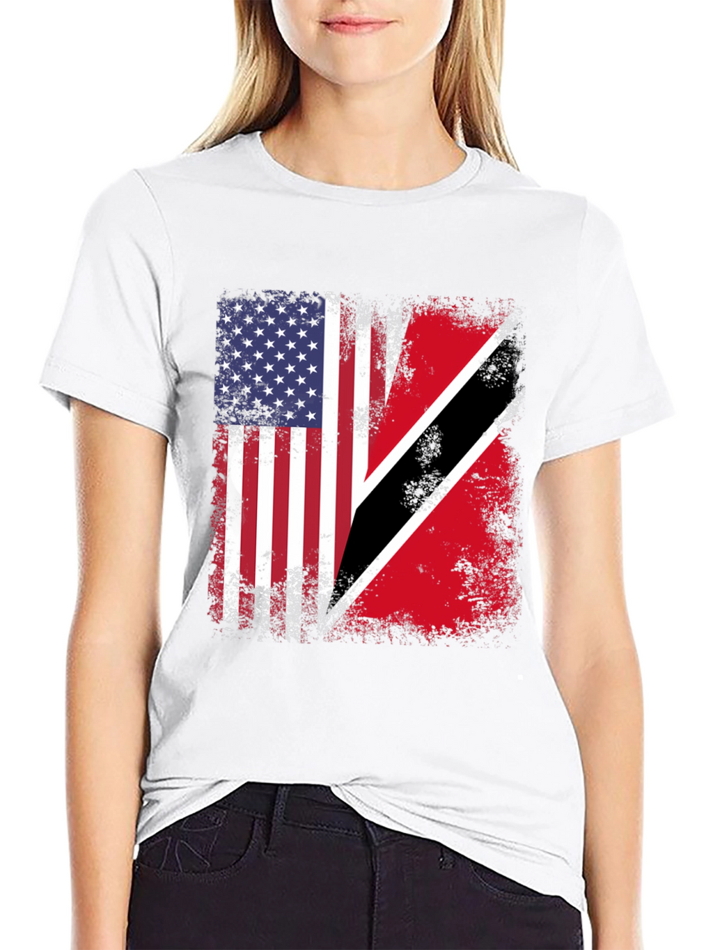 USA Trinidad & Tobago Flag T-Shirt