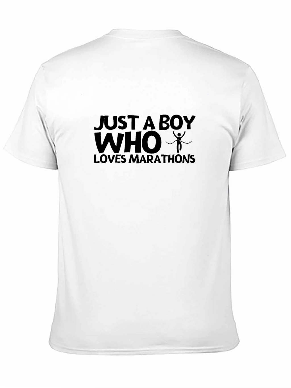 Just a Boy Who Loves Marathons Graphic Tee