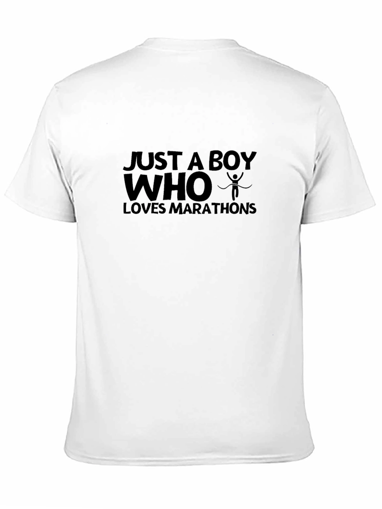 Just a Boy Who Loves Marathons Graphic Tee