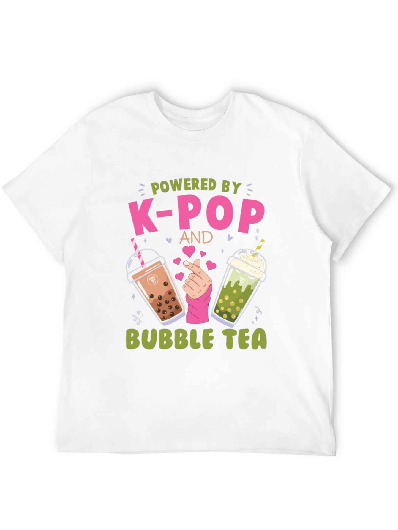Powered by K-Pop and Bubble Tea T-Shirt