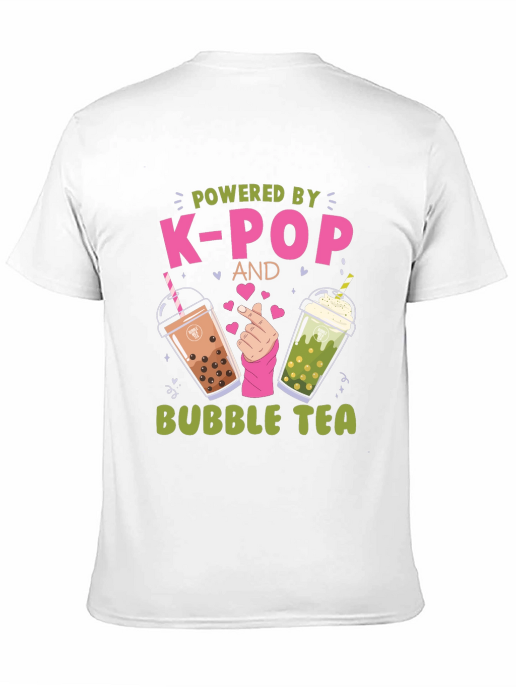 Powered by K-Pop and Bubble Tea T-Shirt