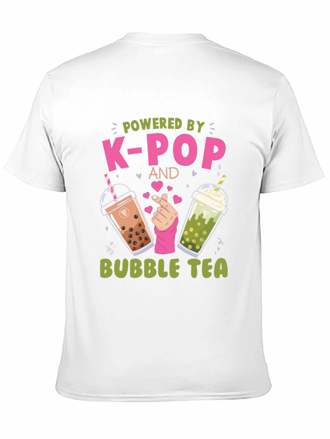 Powered by K-Pop and Bubble Tea T-Shirt