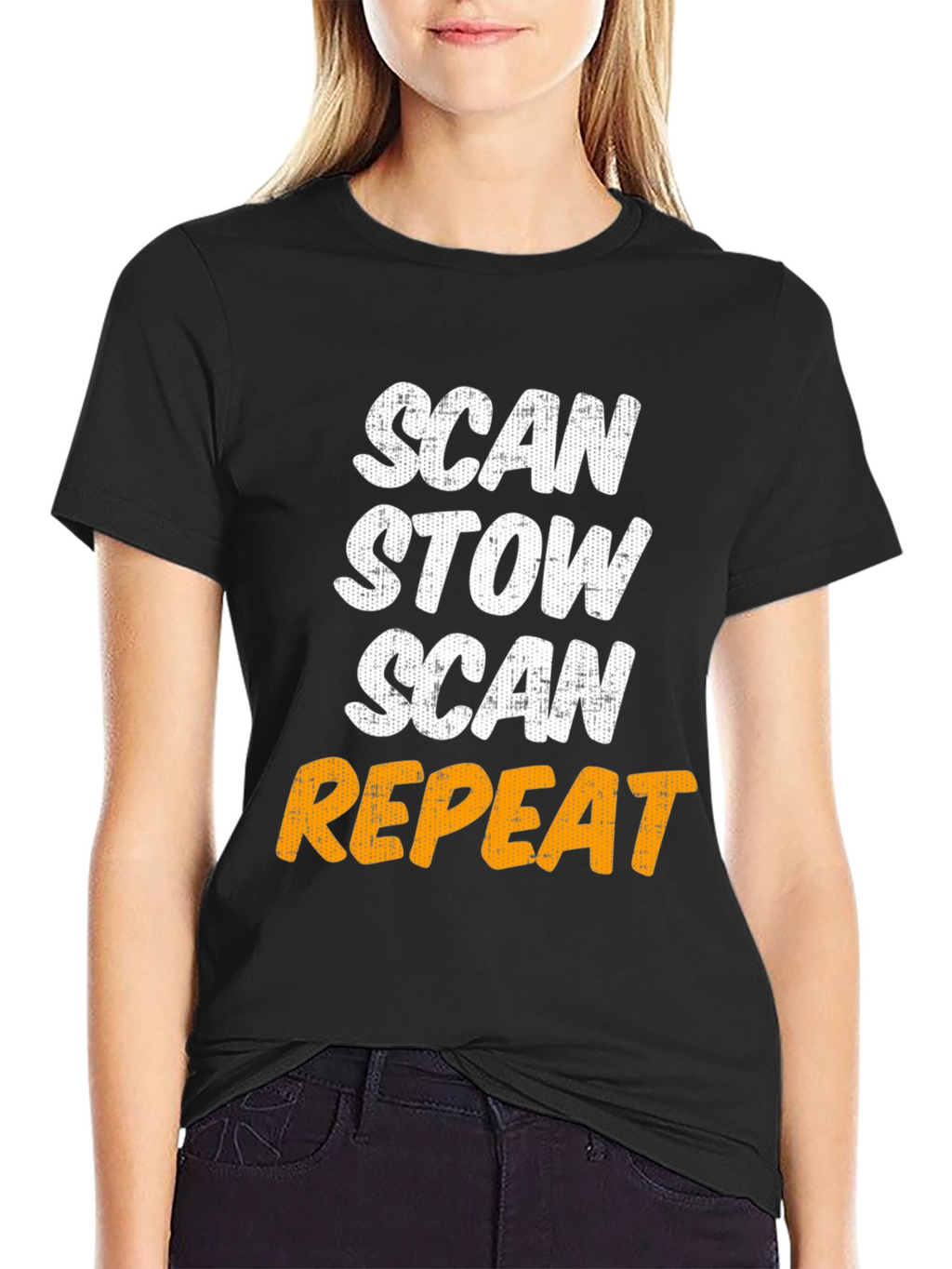 Scan Stow Repeat Graphic T-Shirt