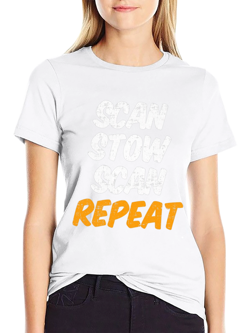 Scan Stow Repeat Graphic T-Shirt