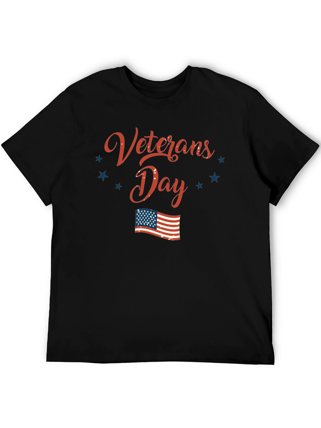 Veterans Day Black Graphic T-Shirt
