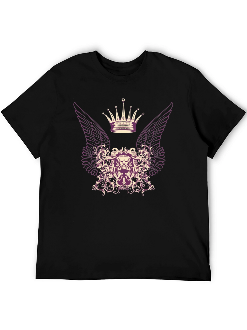 Crown Winged Lion Graphic Tee