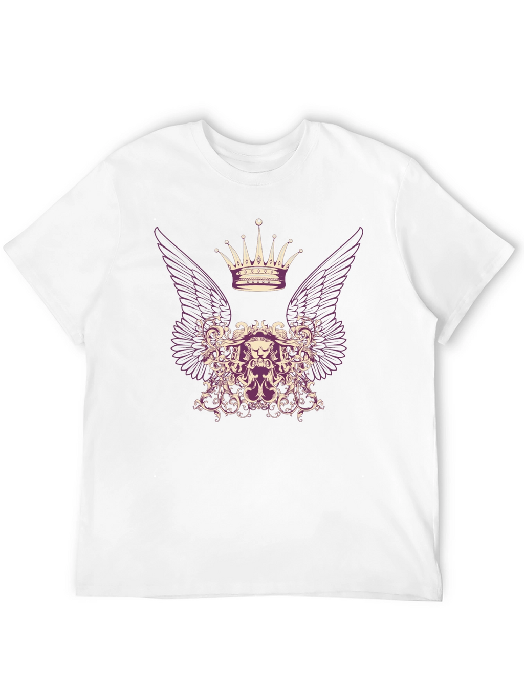 Crown Winged Lion Graphic Tee